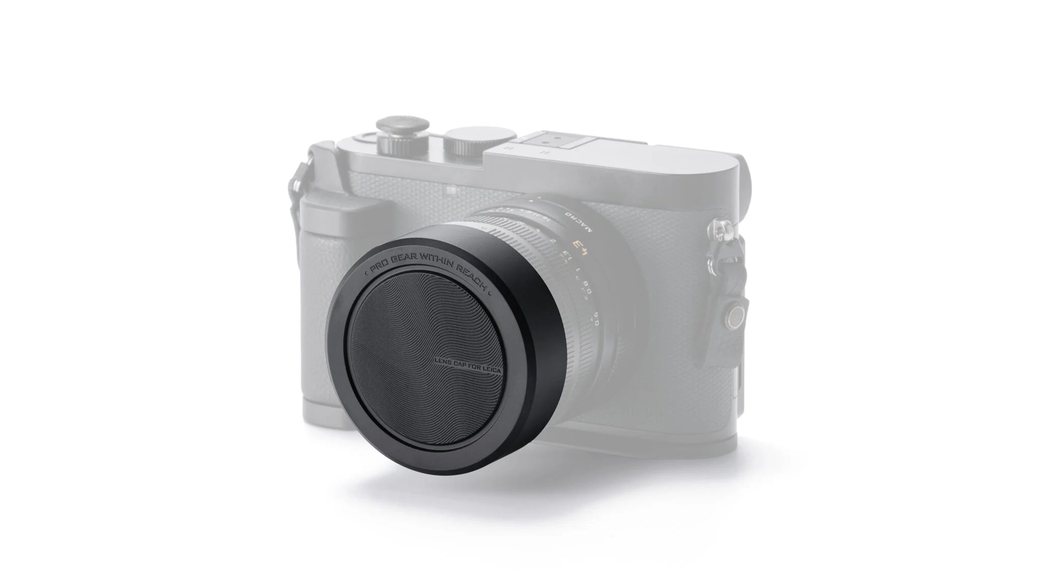 Objektivdeckel für Leica Q3 (Strukturiert) - Schwarz