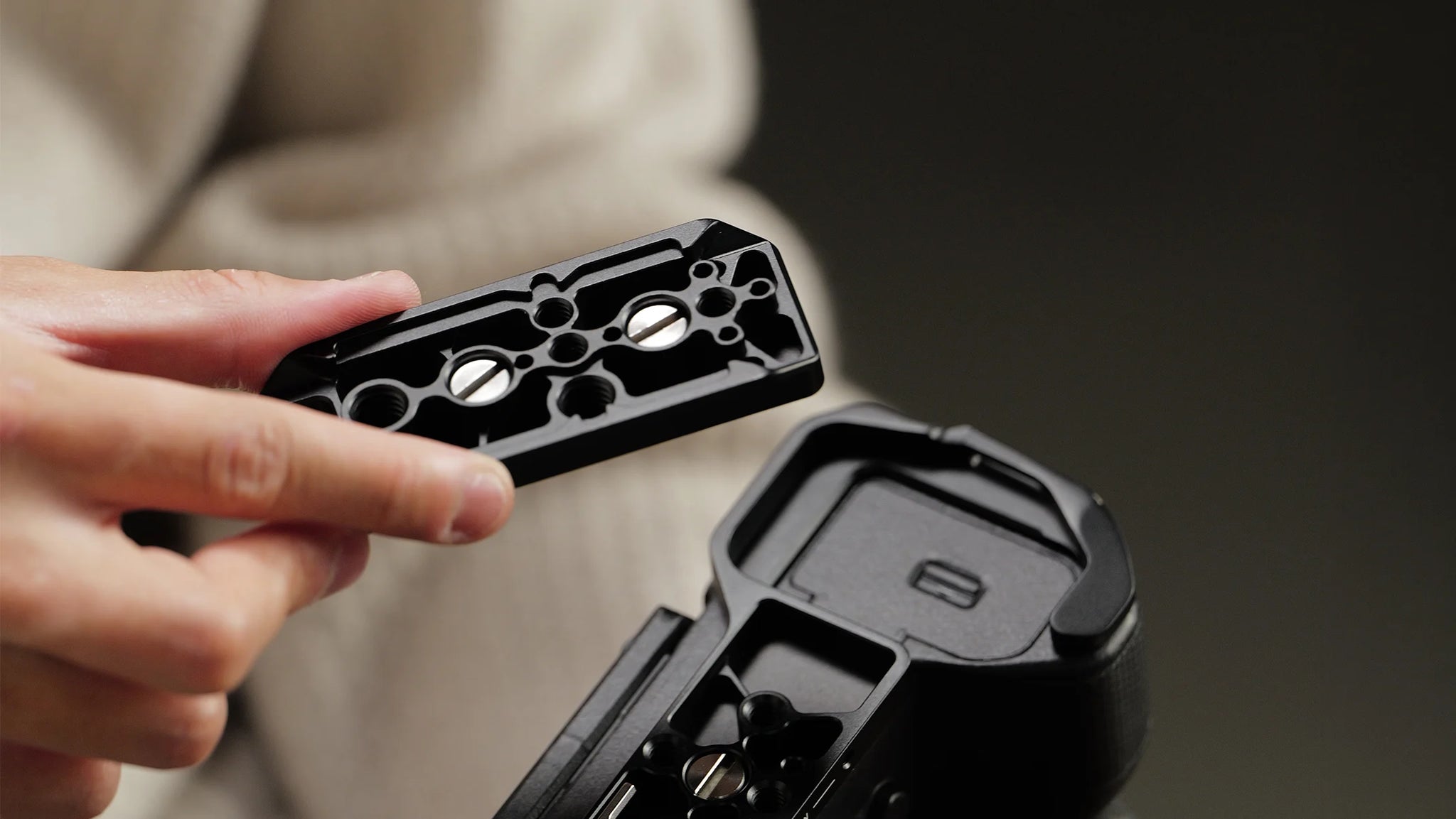 Vollständiger Kamera-Cage für Sony Alpha 7 V – Schwarz