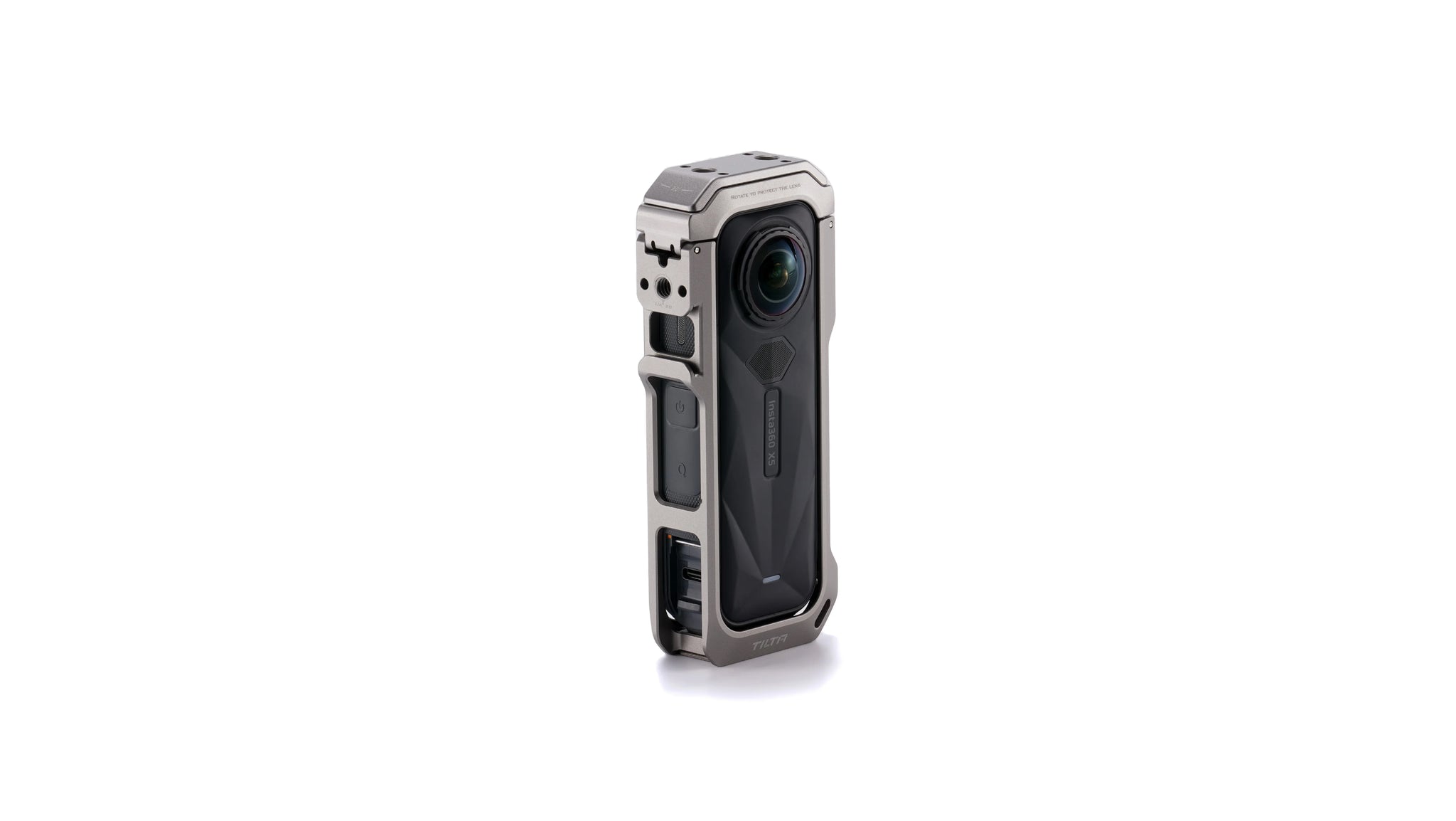 Jaula Completa para Cámara Insta360 X5 – Gris Titanio