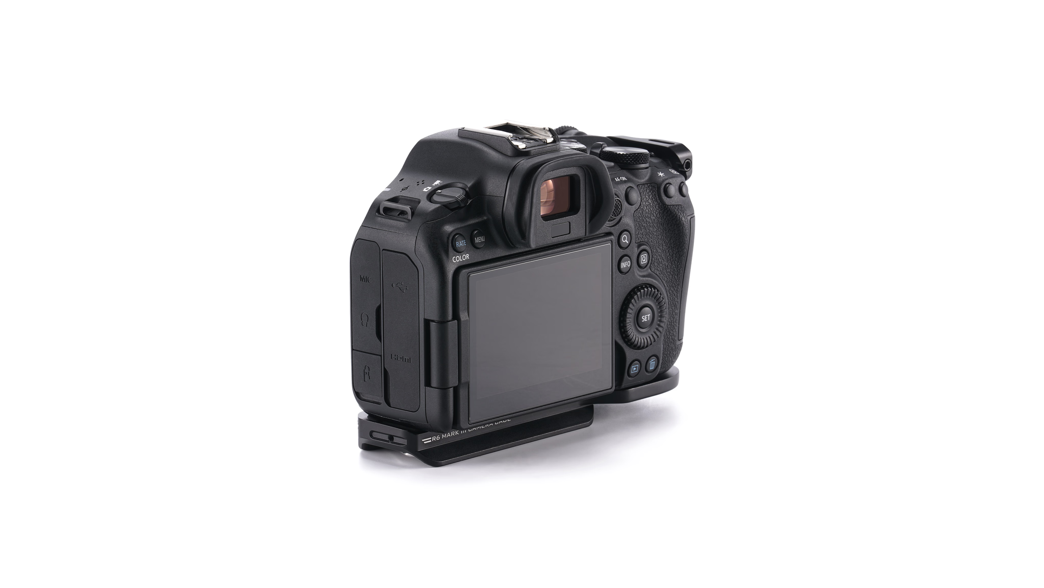 Media Jaula para Cámara Canon R6 Mark III – Negro