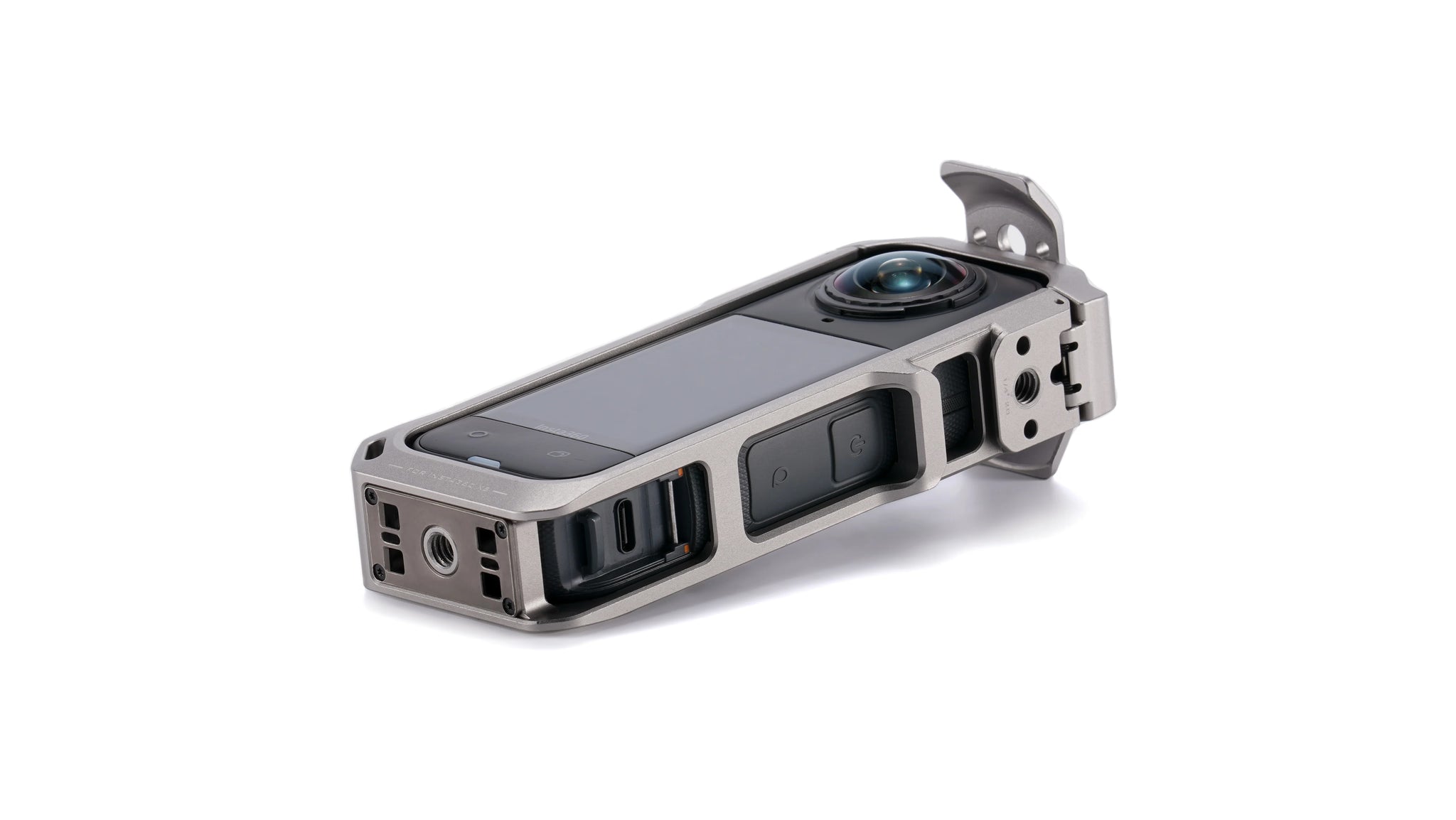 Jaula Completa para Cámara Insta360 X5 – Gris Titanio