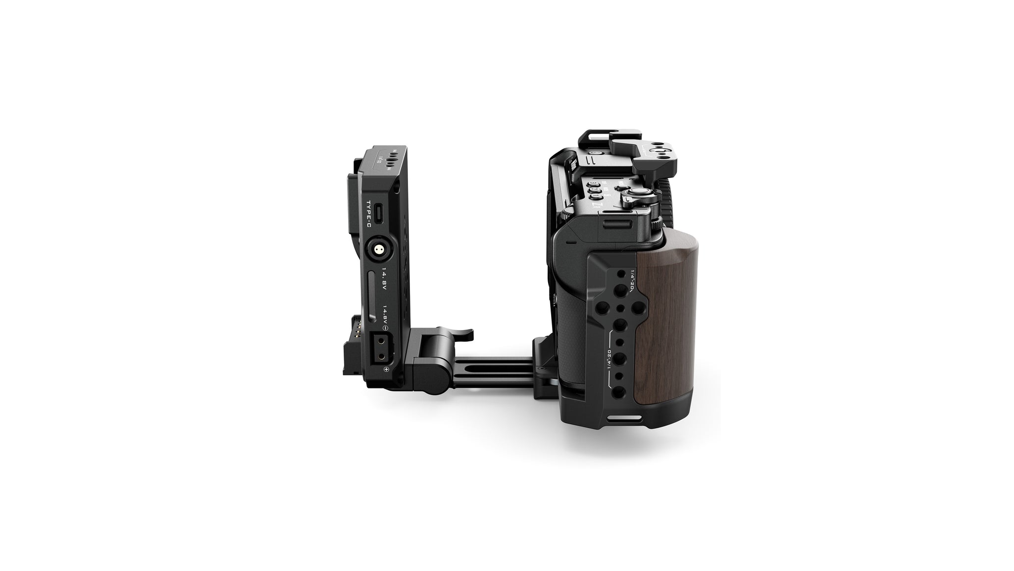 Kamerakäfig für Nikon ZR Power Kit – Schwarz