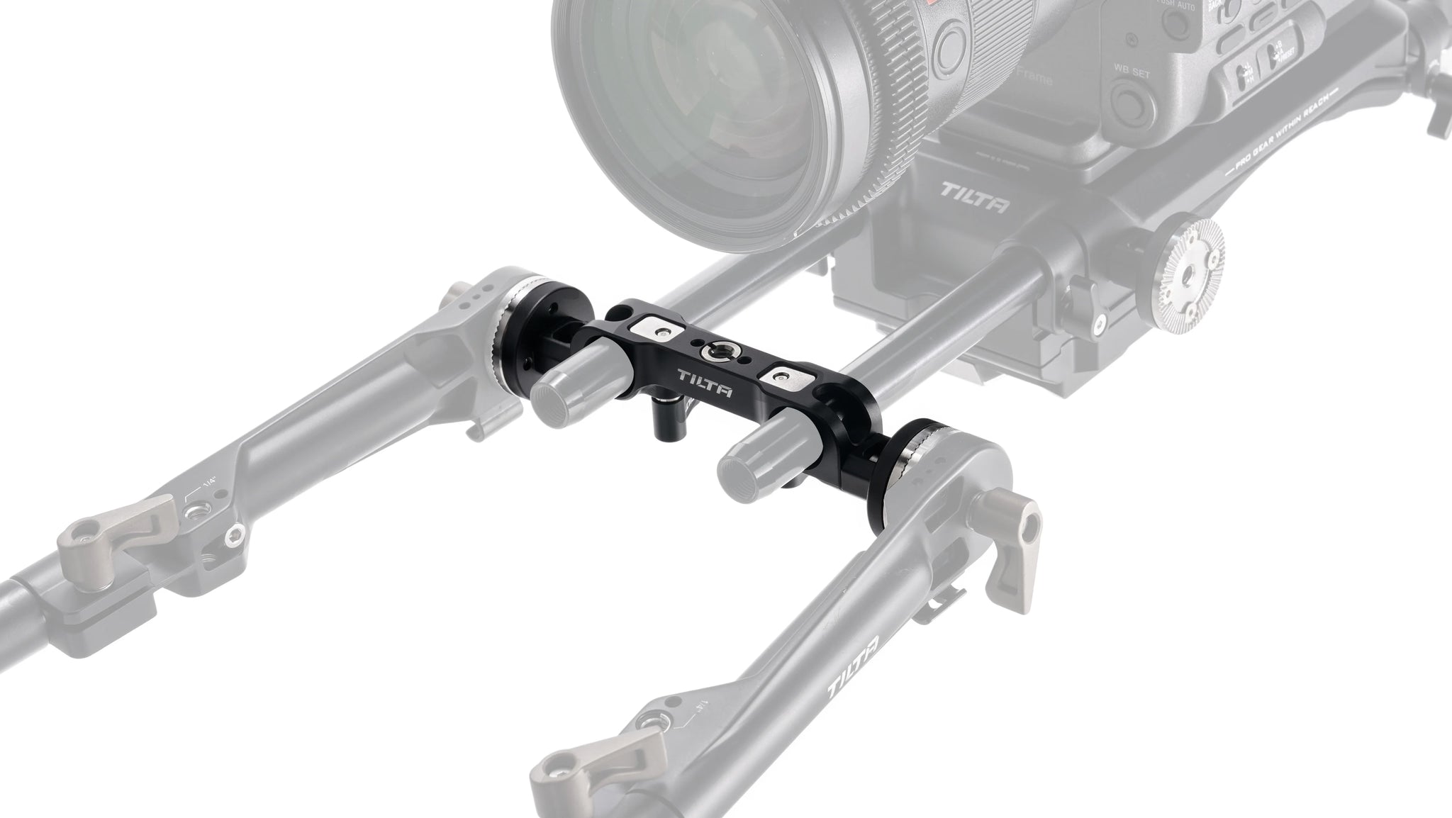 Adaptador doble de roseta LWS de 15 mm – Negro