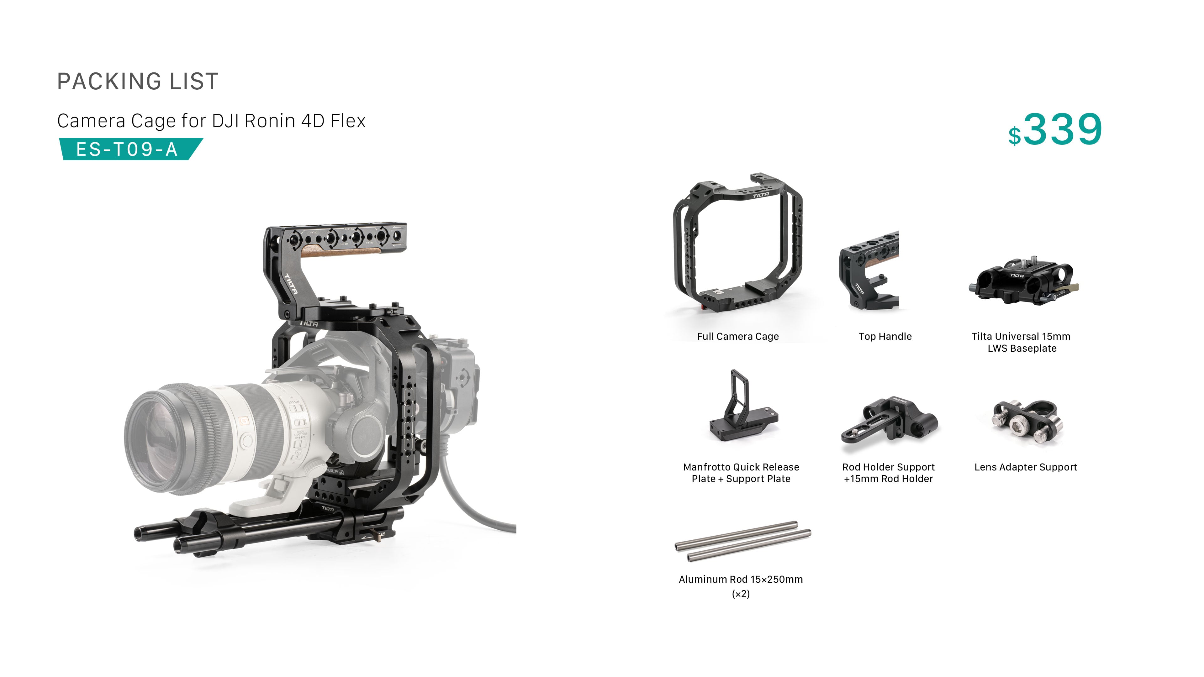 Full Camera Cage for DJI Ronin 4D Flex