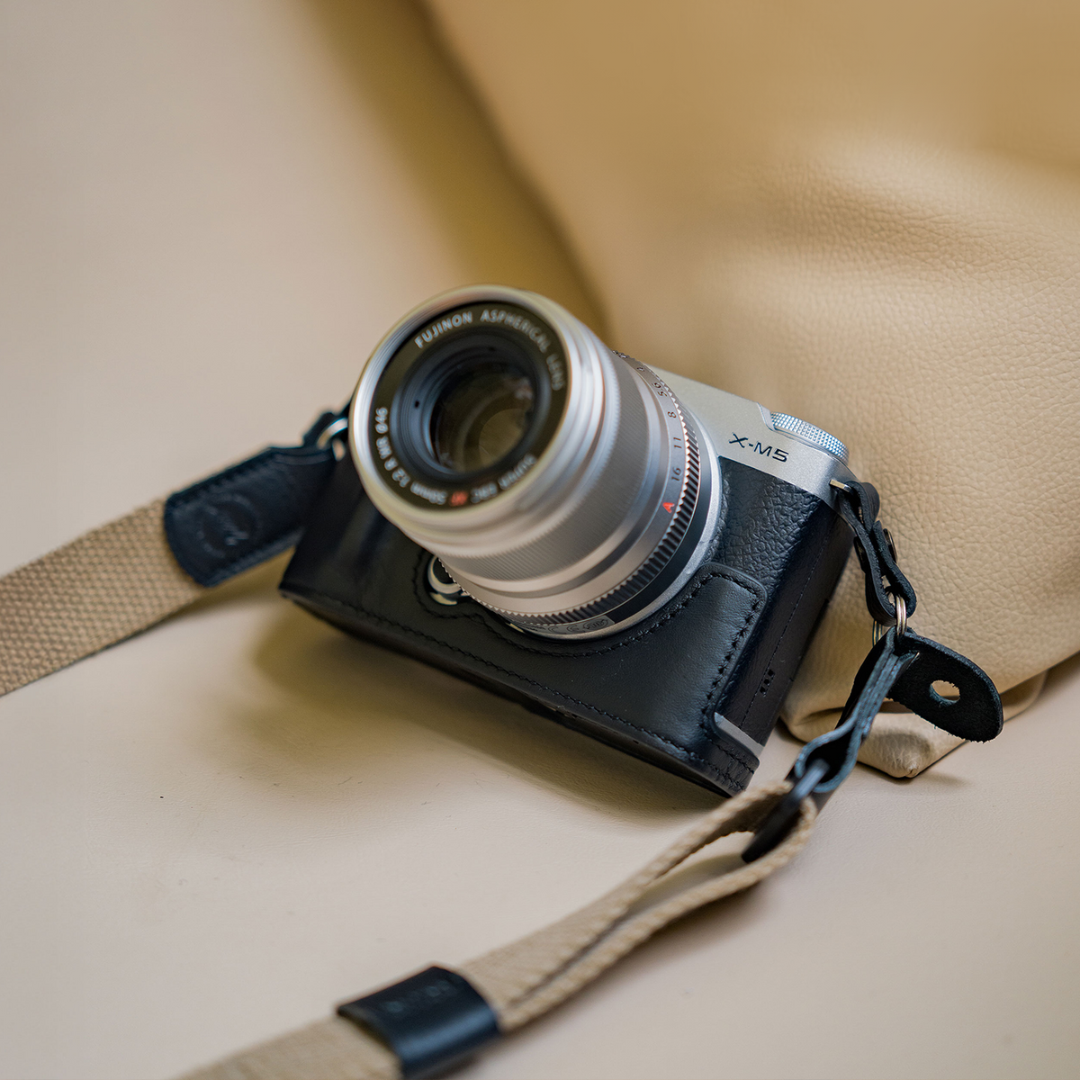 Leder Kameratasche für Fujifilm X-M5