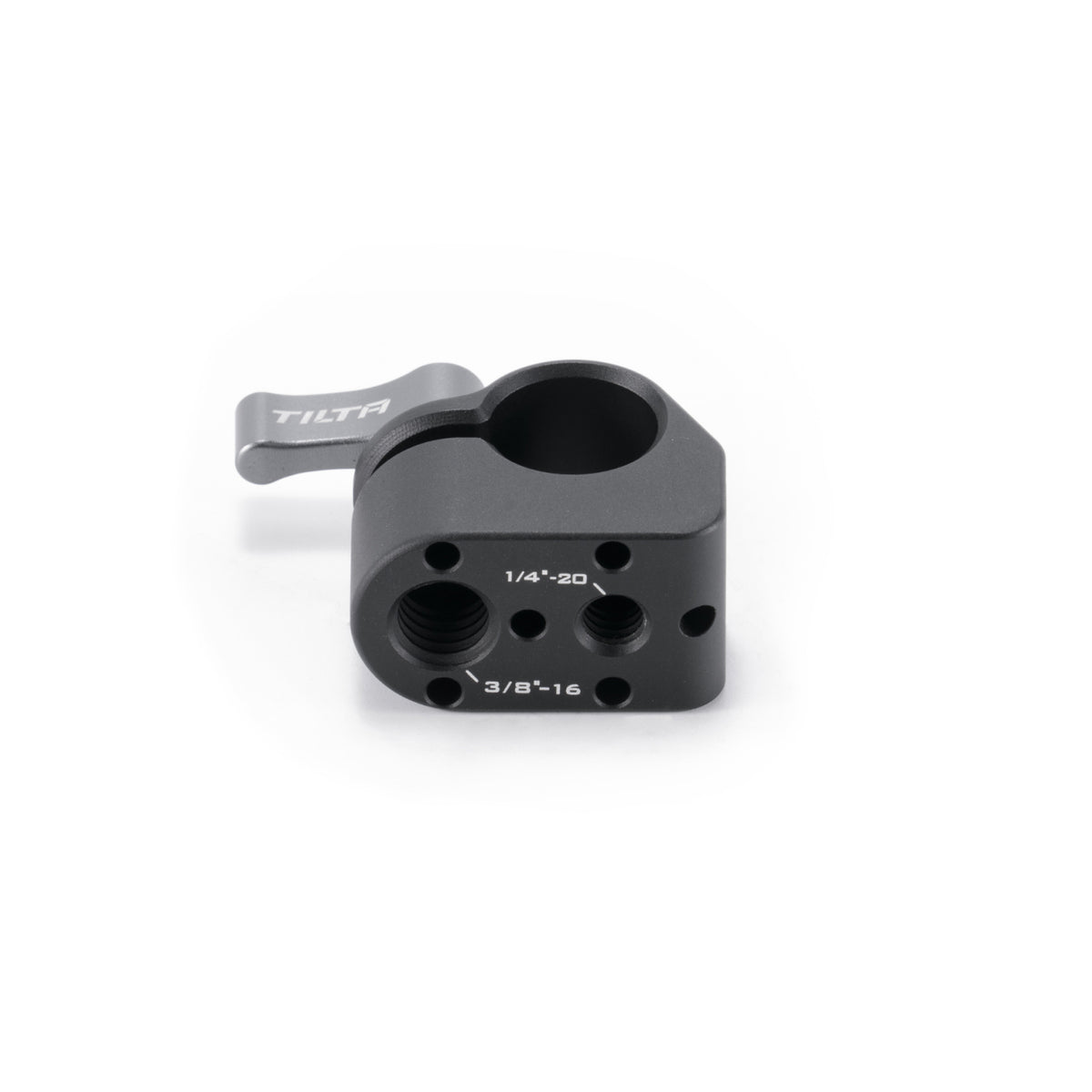 Soporte para varilla de 15 mm para bloque de montaje - Negro