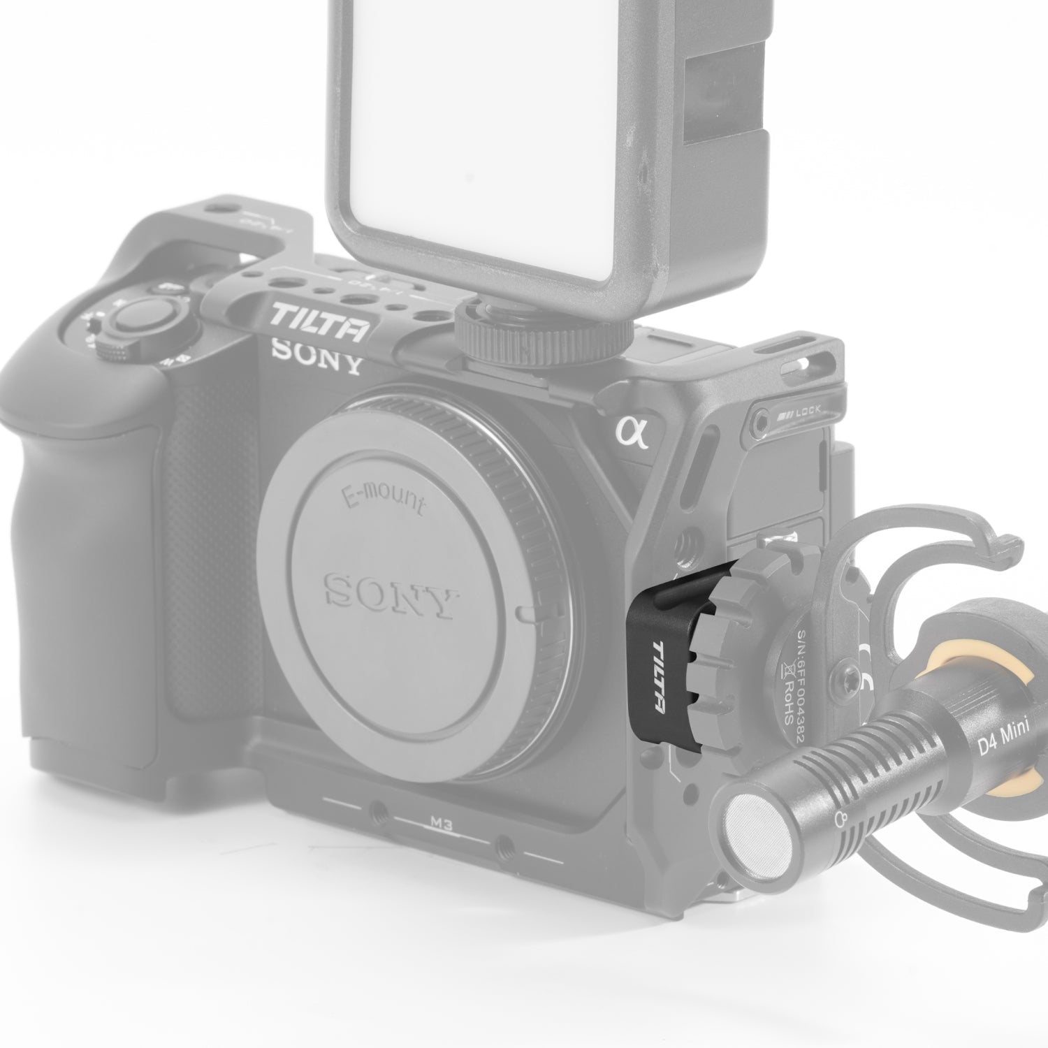 Adaptateur de griffe froide Tilta avec goupille de blocage - Noir