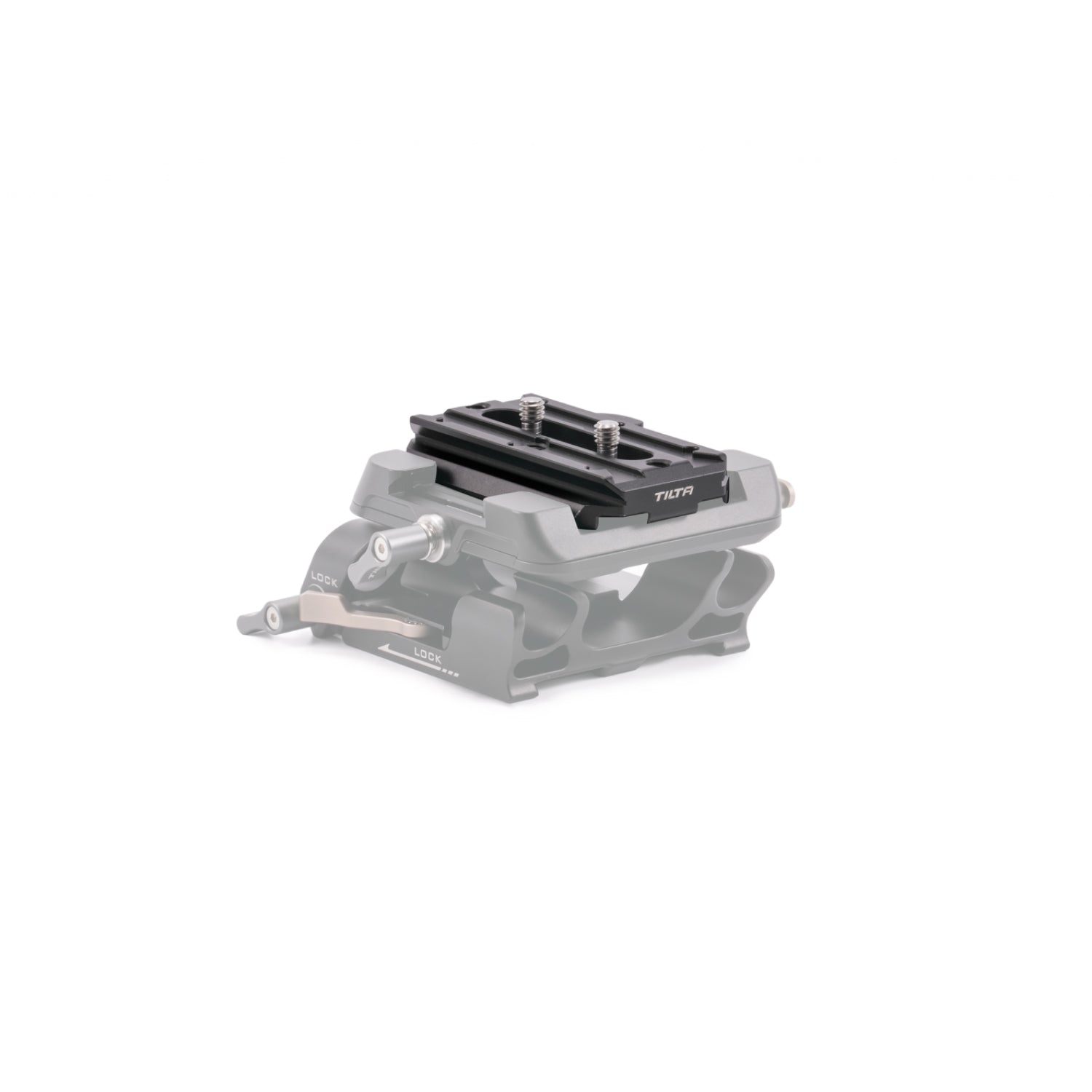 ARCA Manfrotto Dual Quick Release Plate for Lightweight Shoulder Rig - Black