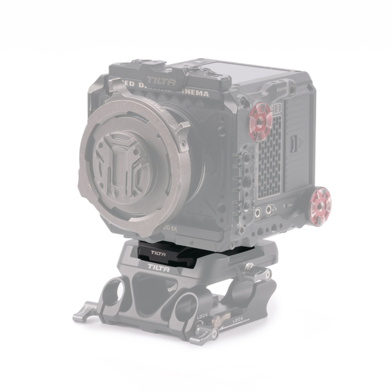 ARCA Manfrotto Dual Quick Release Plate for Lightweight Shoulder Rig - Black
