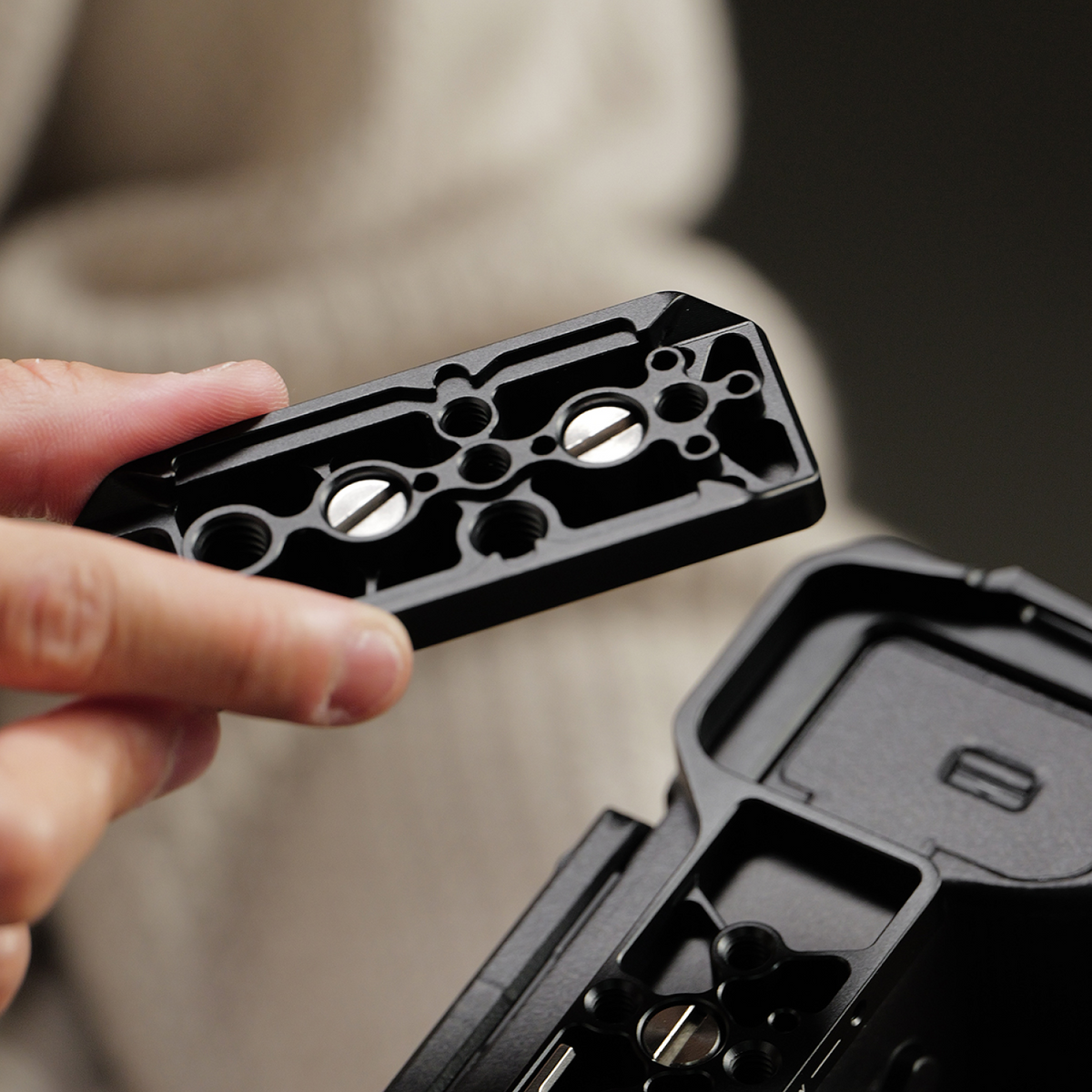 Vollständiger Kamera-Cage für Sony Alpha 7 V – Schwarz
