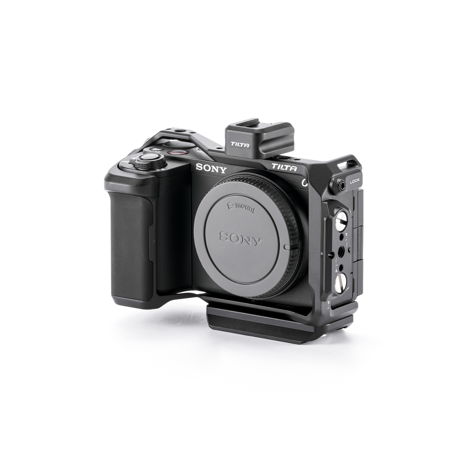 Jaula completa para cámara para Sony ZV-E10 II – Negro