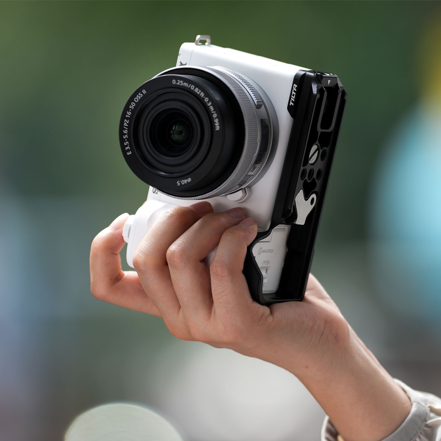 Jaula completa para cámara para Sony ZV-E10 II – Negro