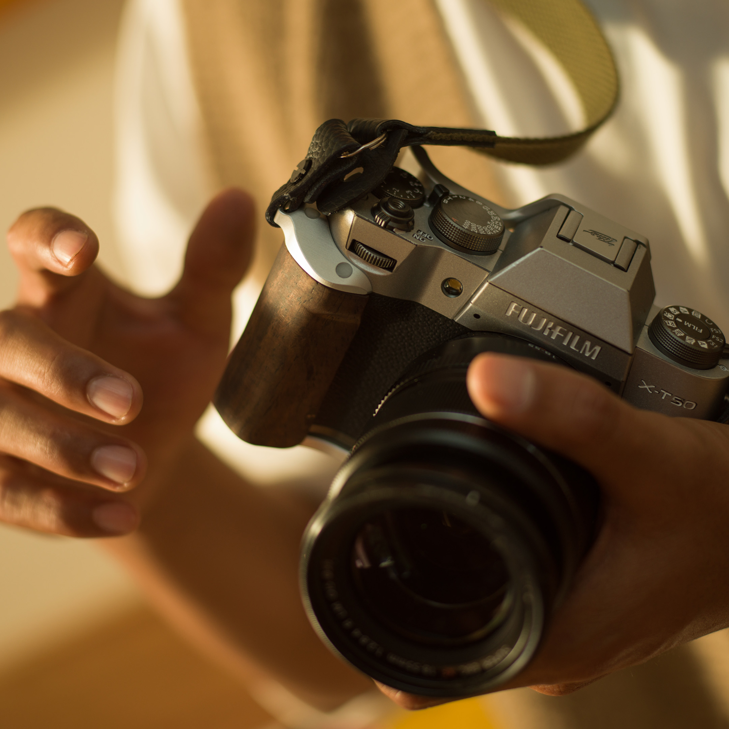 Vintage-Kameragehäuse für Fujifilm X-T50 Basis-Kit