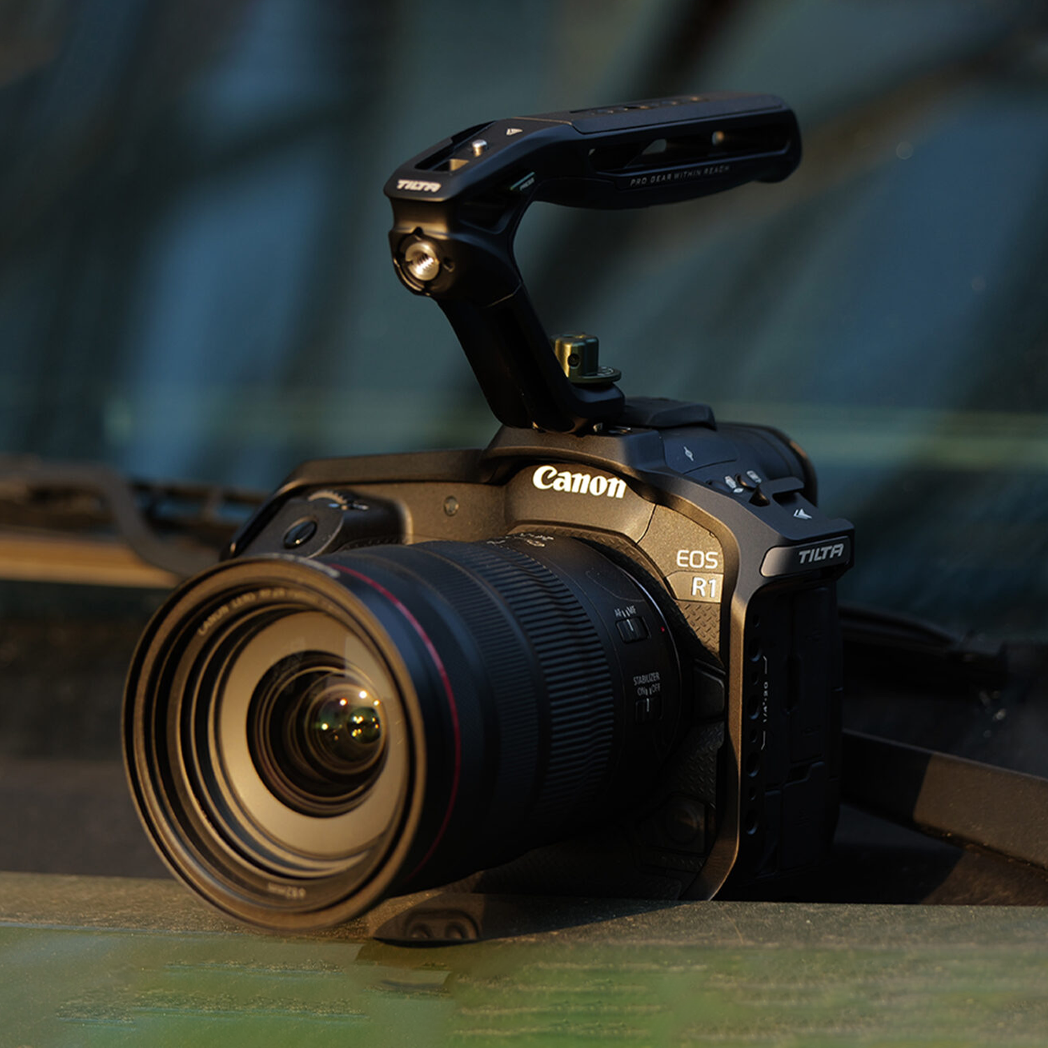 Pleine cage pour appareil photo Canon R1 – Noir