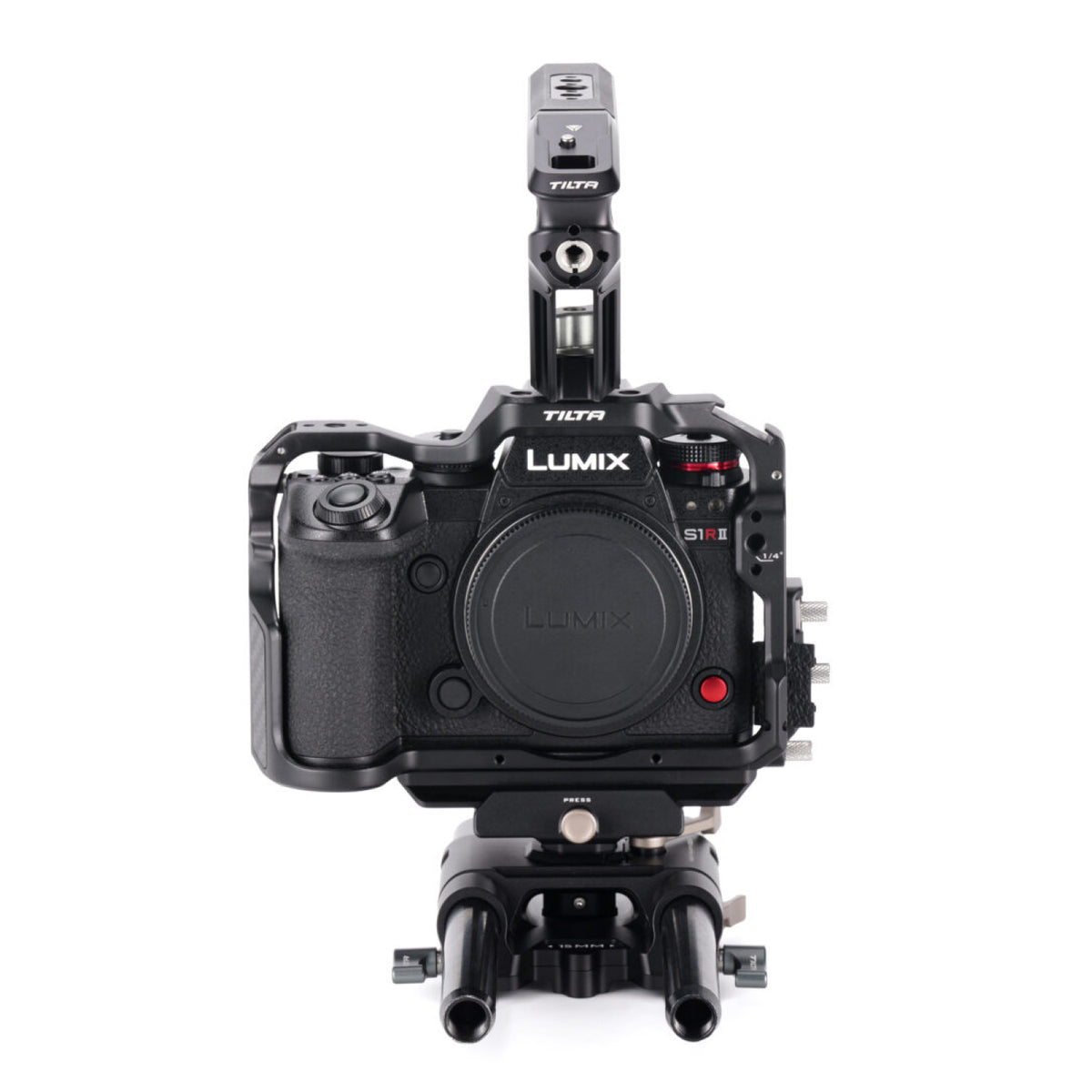 Jaula para cámara para Panasonic S1R II Base Kit – Negro