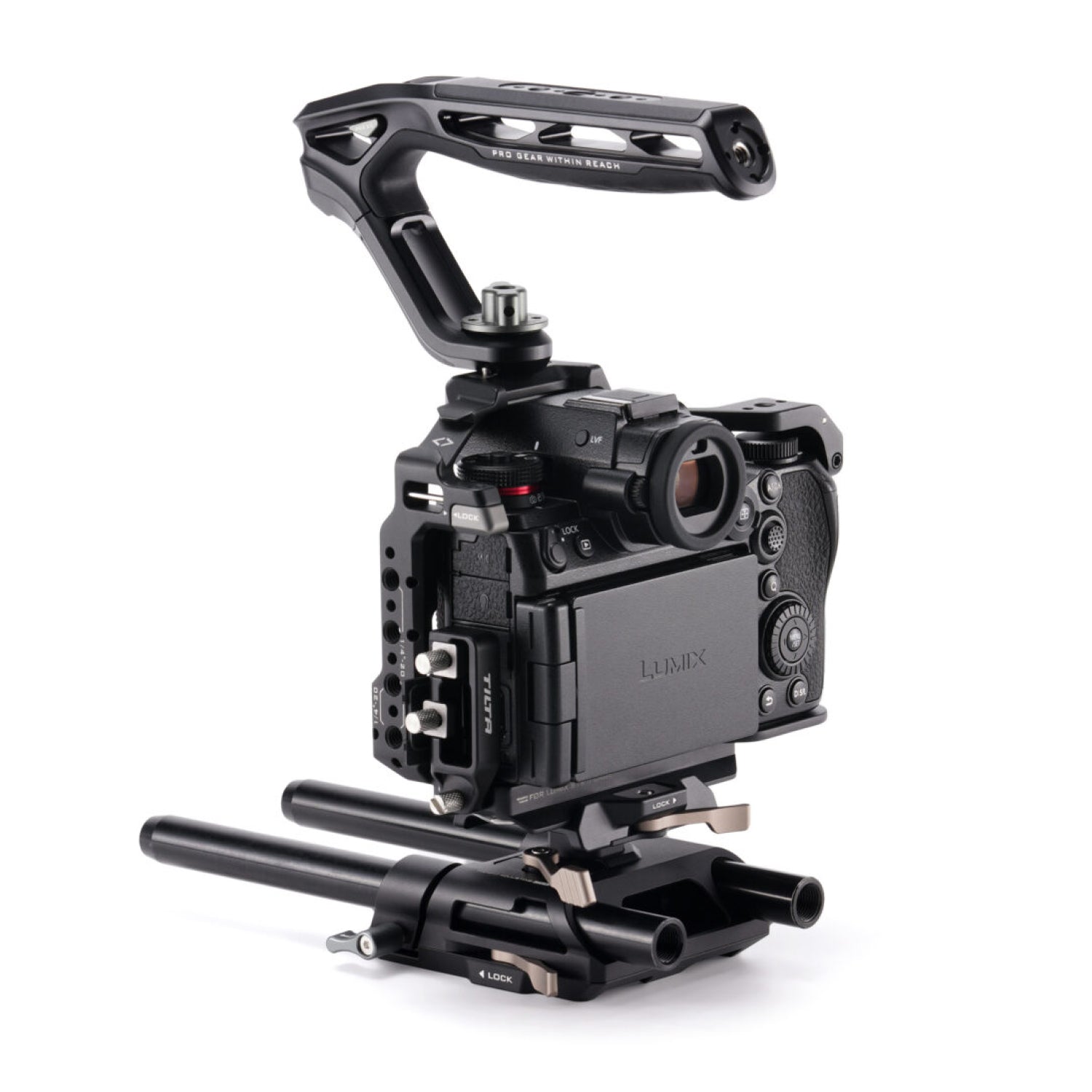 Kamerakäfig für Panasonic S1R II Base Kit – Schwarz