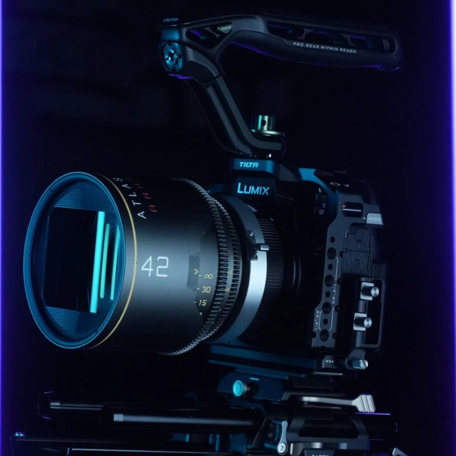 Kamerakäfig für Panasonic S1R II Base Kit – Schwarz