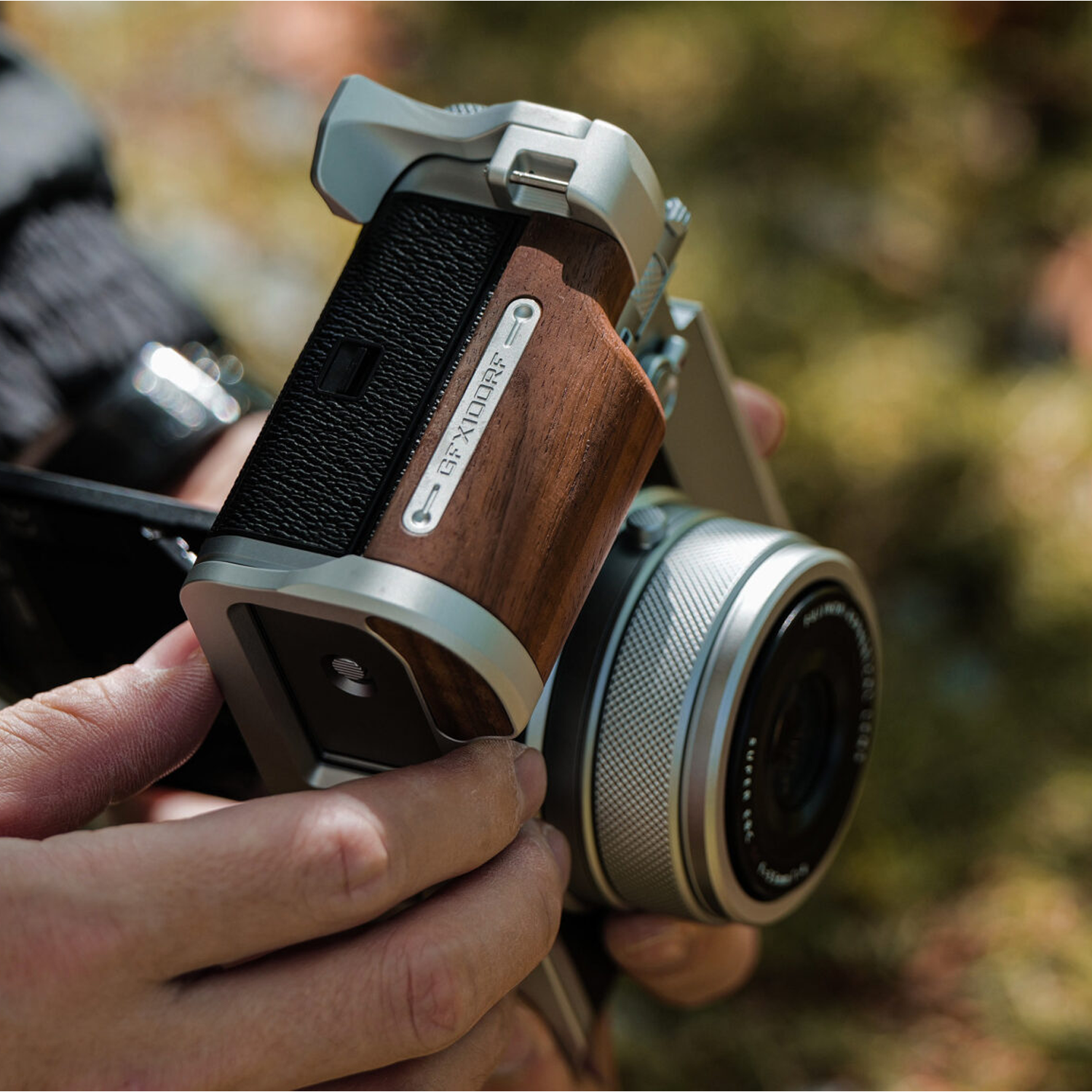 Étui en cuir pour appareil photo Fujifilm GFX100RF – Marron