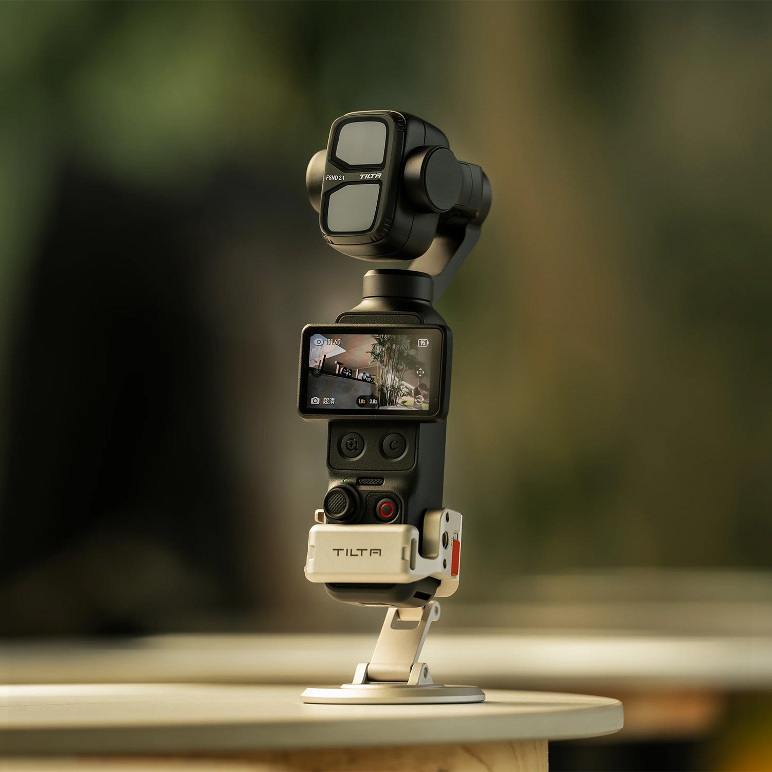 Magnetic Accessory Mounting Kit for Osmo Pocket 4 – Titanium White