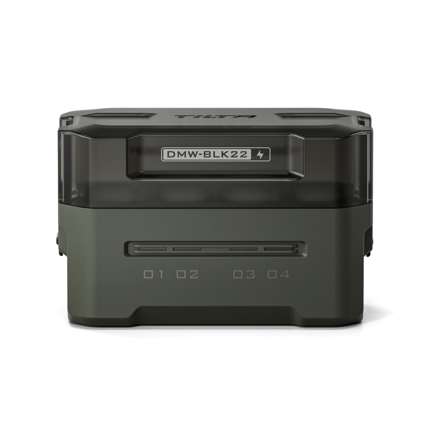 Estación de carga portátil Tilta para batería Panasonic DMW-BLK22 (4 canales) – Verde