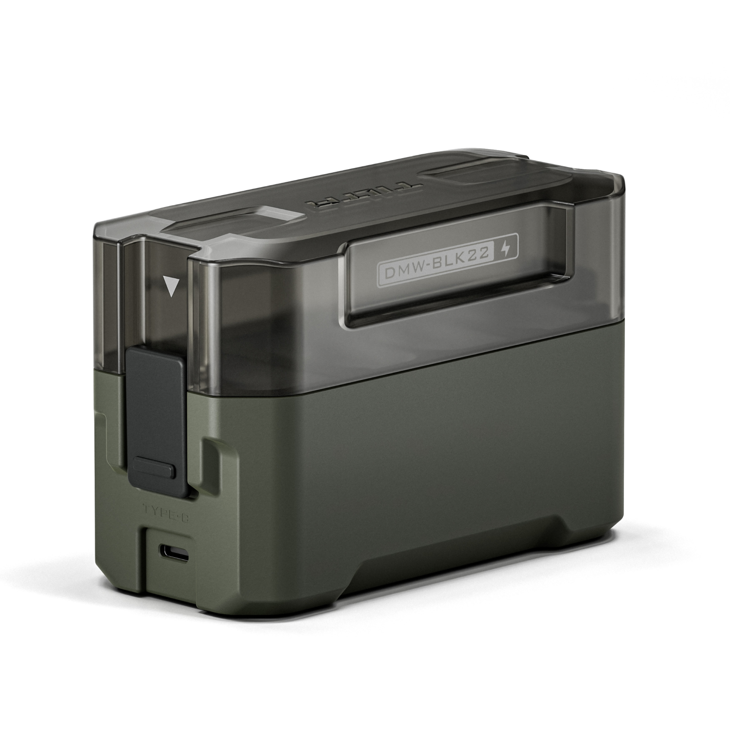 Estación de carga portátil Tilta para batería Panasonic DMW-BLK22 (4 canales) – Verde