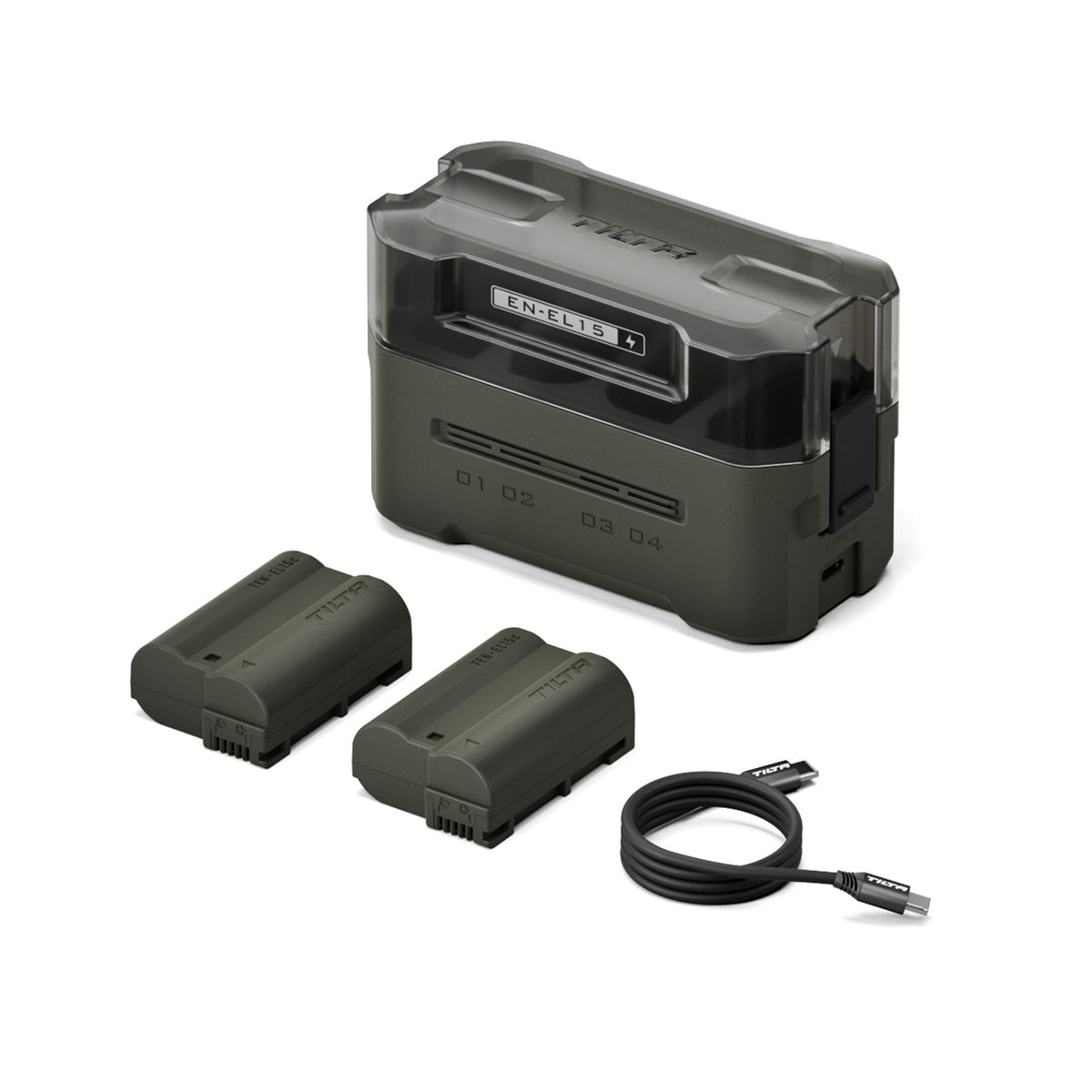 Tilta Portable Charging Station for EN-EL15C (4 Channel) – Green