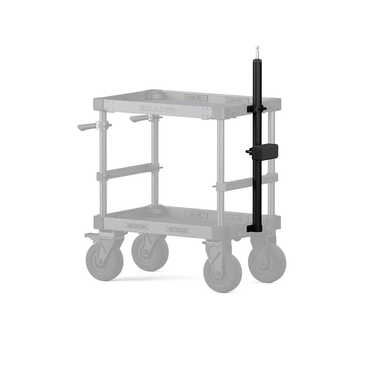 Kit de montaje de cabezal fluido y steadicam para carrito de cámara Boulder – Negro
