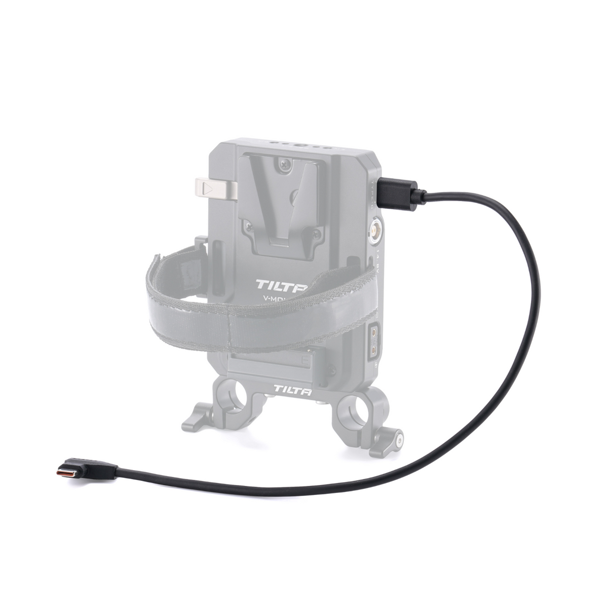 Câble d'alimentation USB-C coudé 100 W (35 cm)