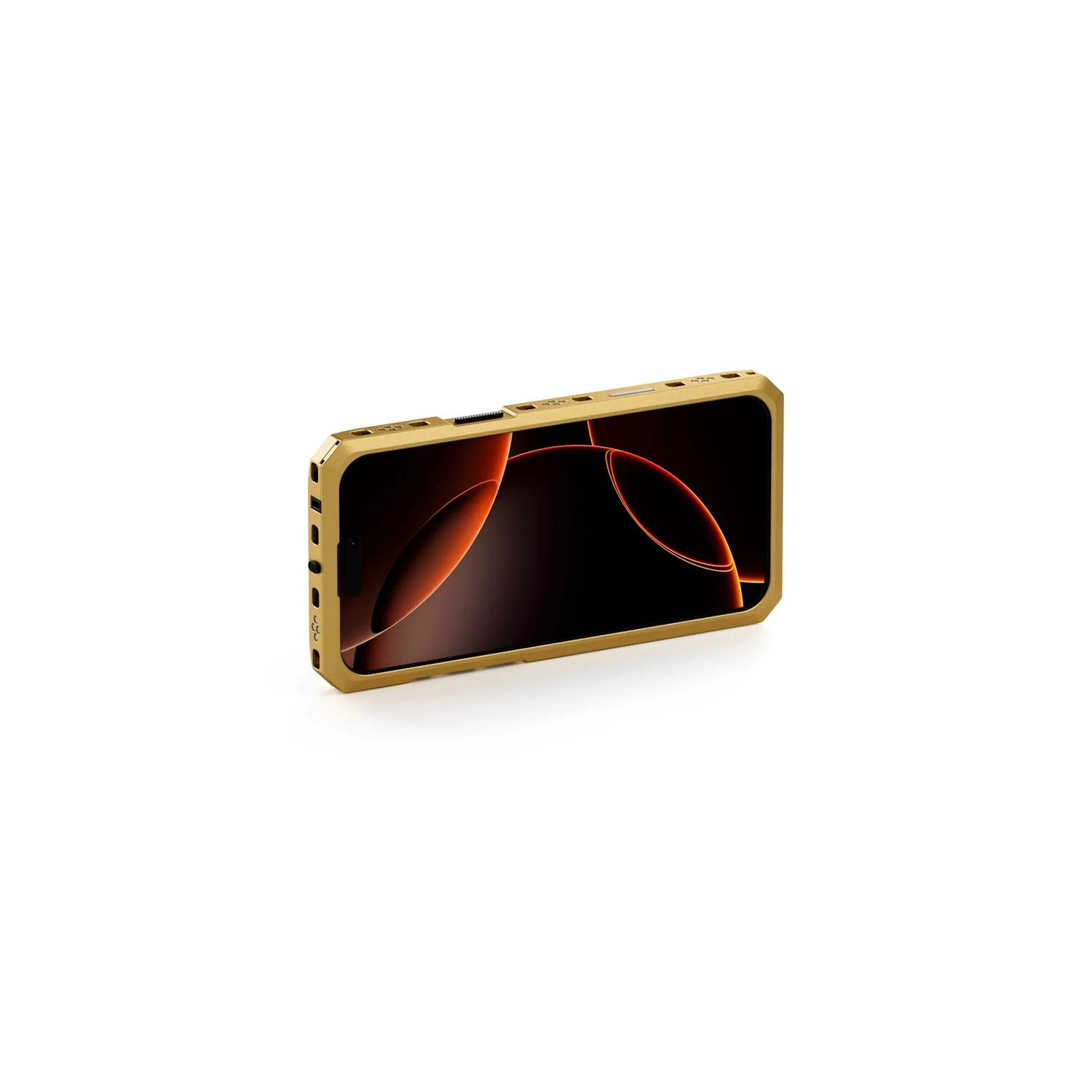 Khronos x On the Roam iPhone 16 Pro/Pro Max Case – Gold