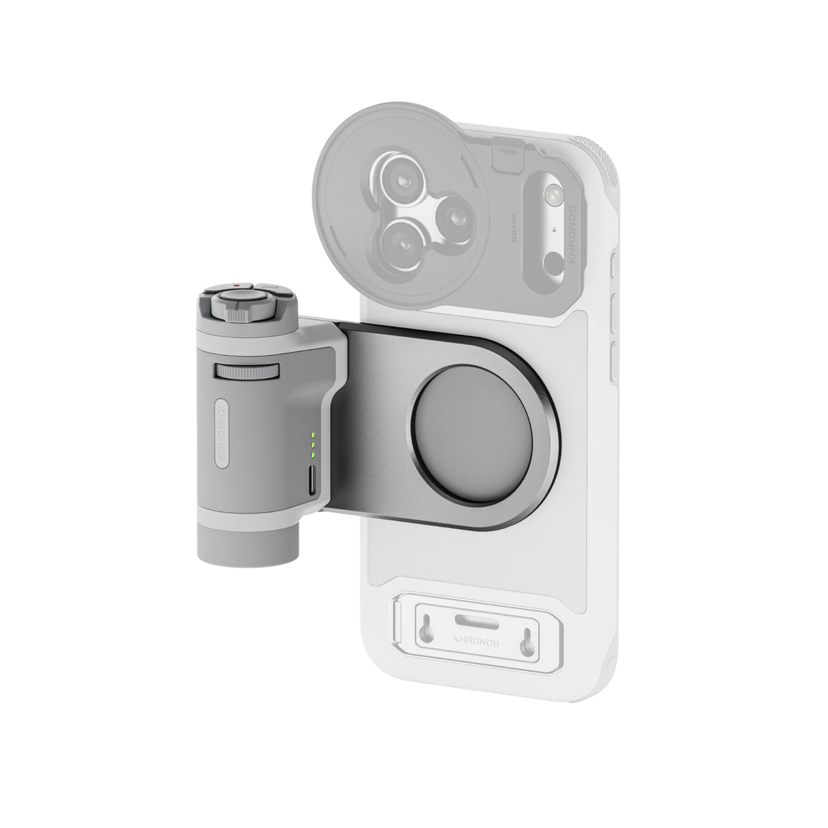 Manette de contrôle Khronos Lite avec kit de fixation magnétique pour iPhone (boîte ouverte)