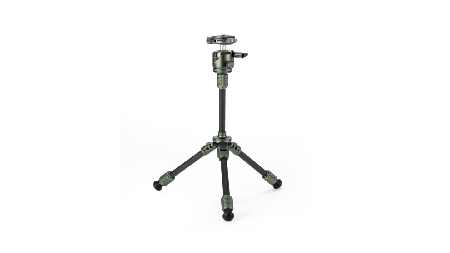 Rotule Tilta BT03E de table avec pieds de trépied en fibre de carbone à 1 section (3 kg) - Édition extensible