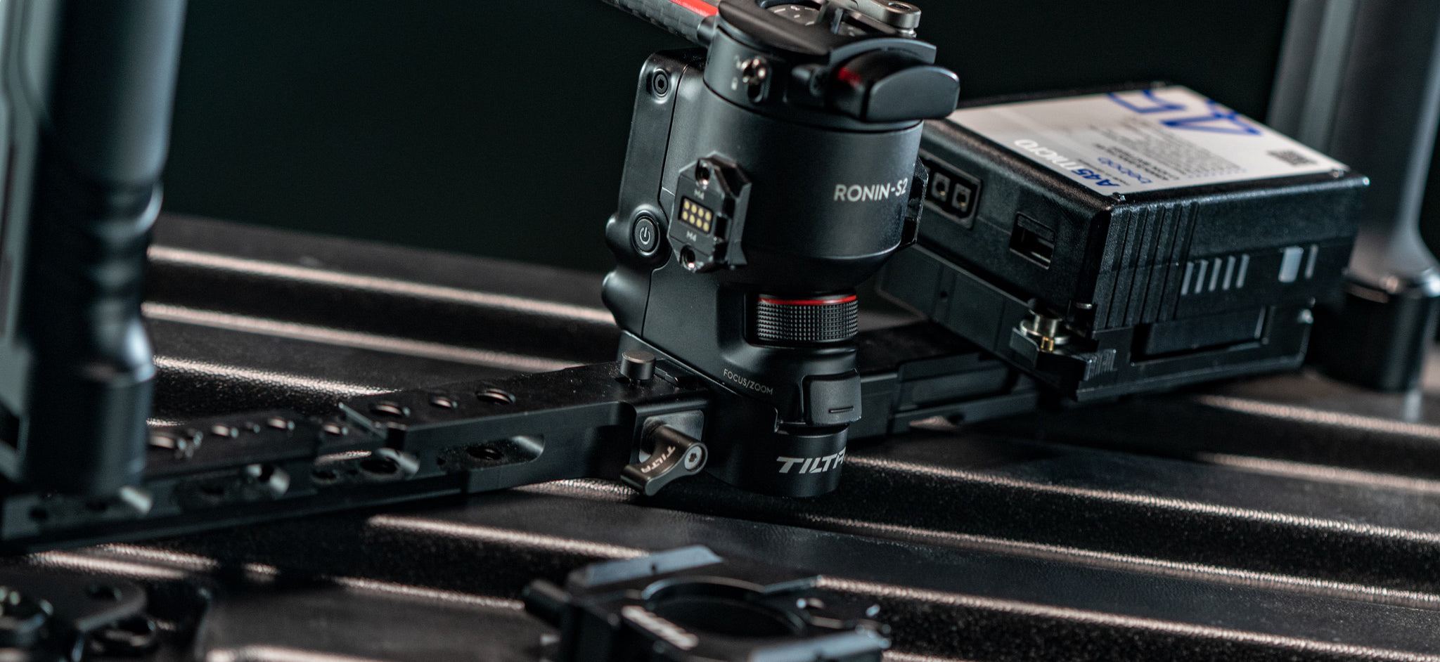 Soporte de fuente de alimentación de doble mango para DJI Ronin