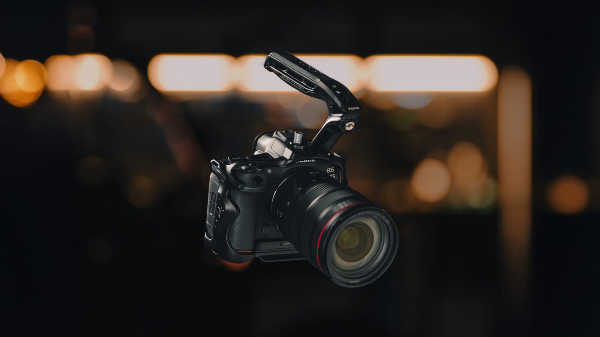 Jaula para cámara para kit ligero Canon R5 Mark II – Negro