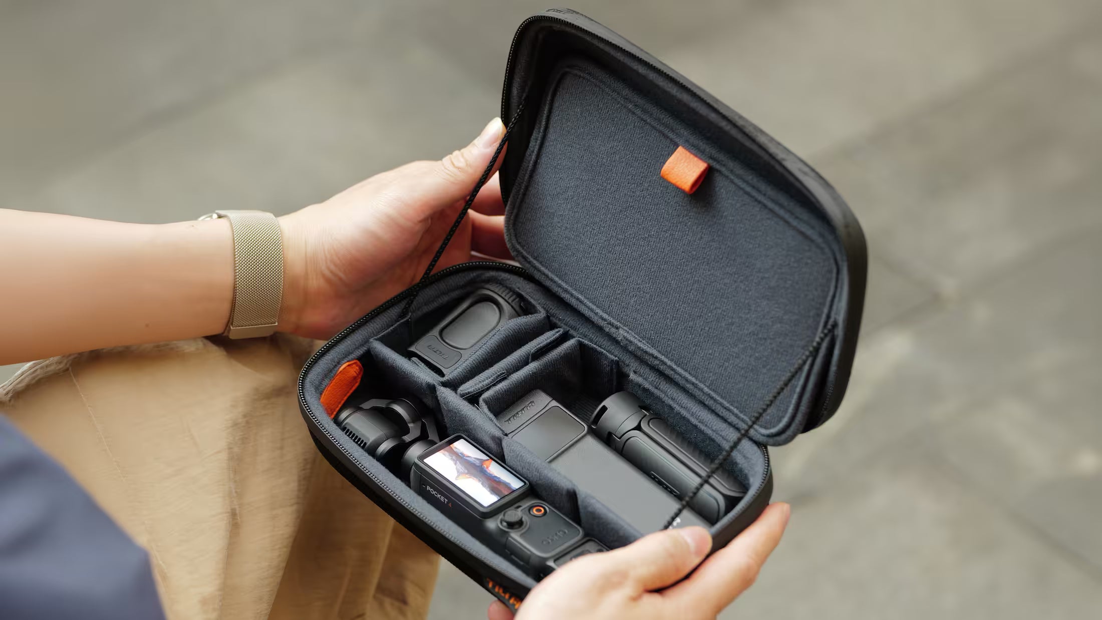 Estuche universal para cámaras de acción