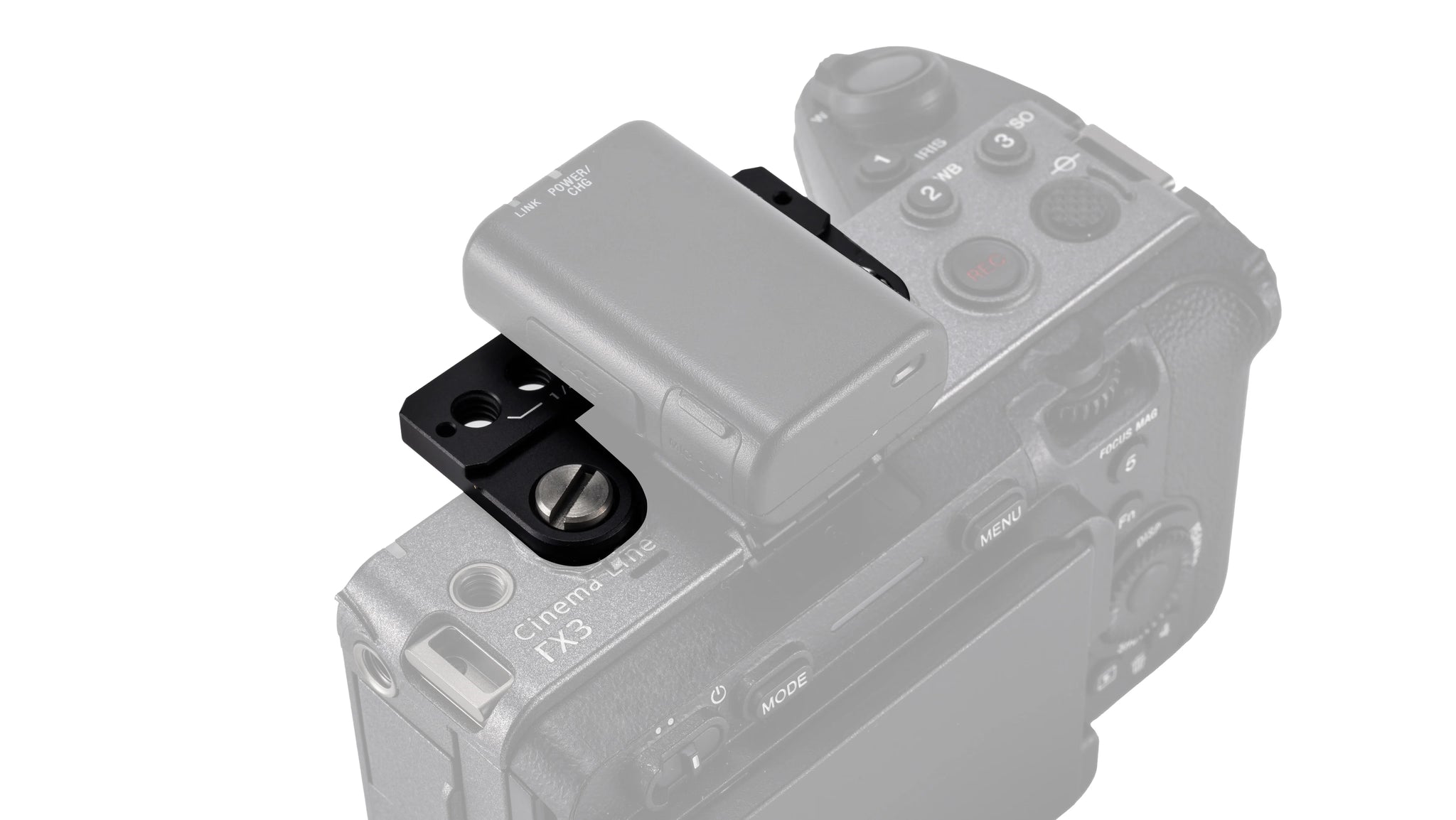 Hot Shoe Top Plate for Sony FX3/FX30 V2 – Black