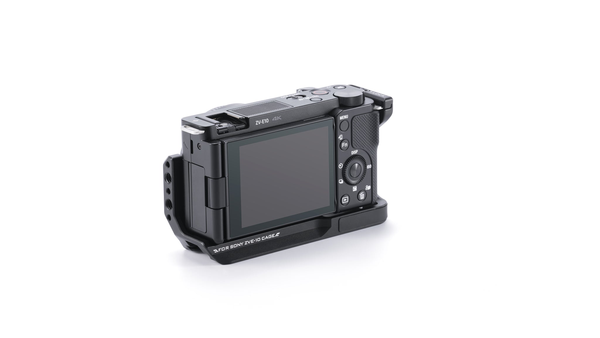 Placa de montaje en L para Sony ZV-E10 - Negro