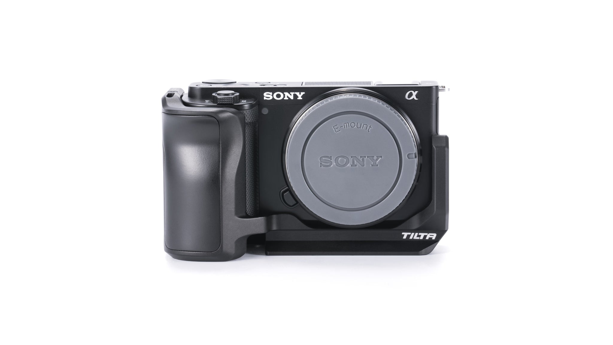 Placa de montaje en L para Sony ZV-E10 - Negro
