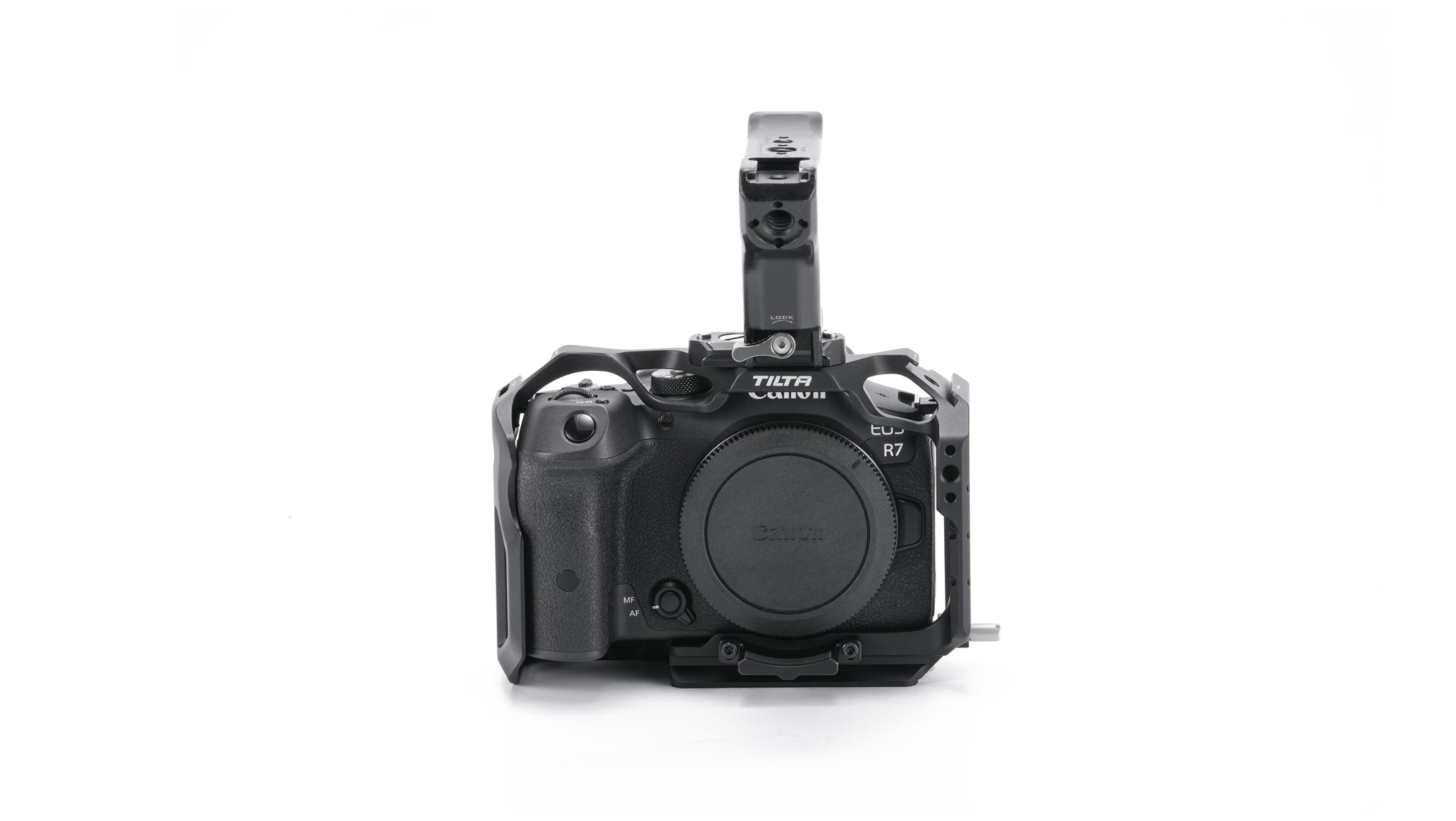 Kamerakäfig für Canon R7, Leichtbausatz – Schwarz