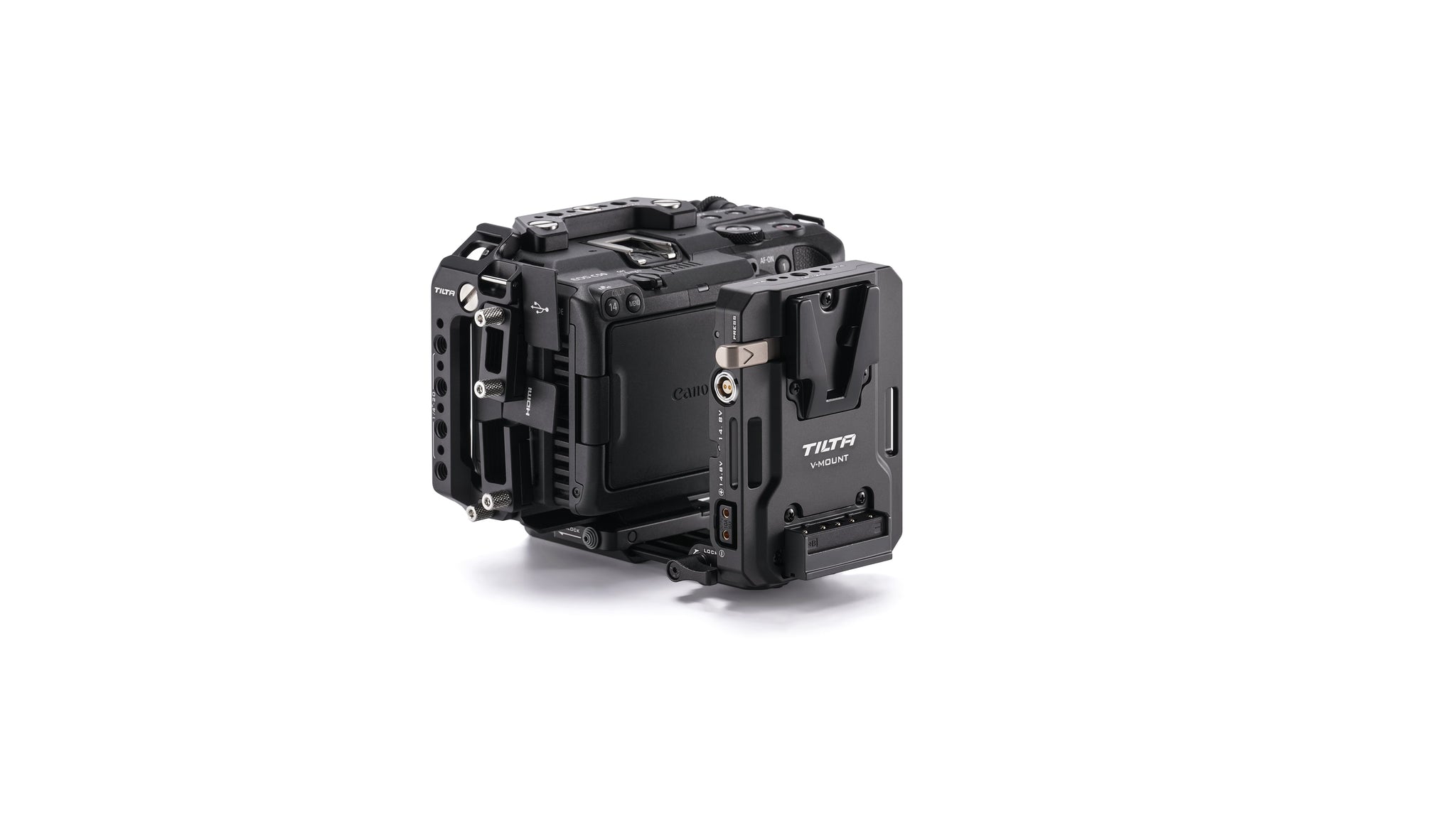 Jaula para cámara Canon C50 Power Kit – Negro