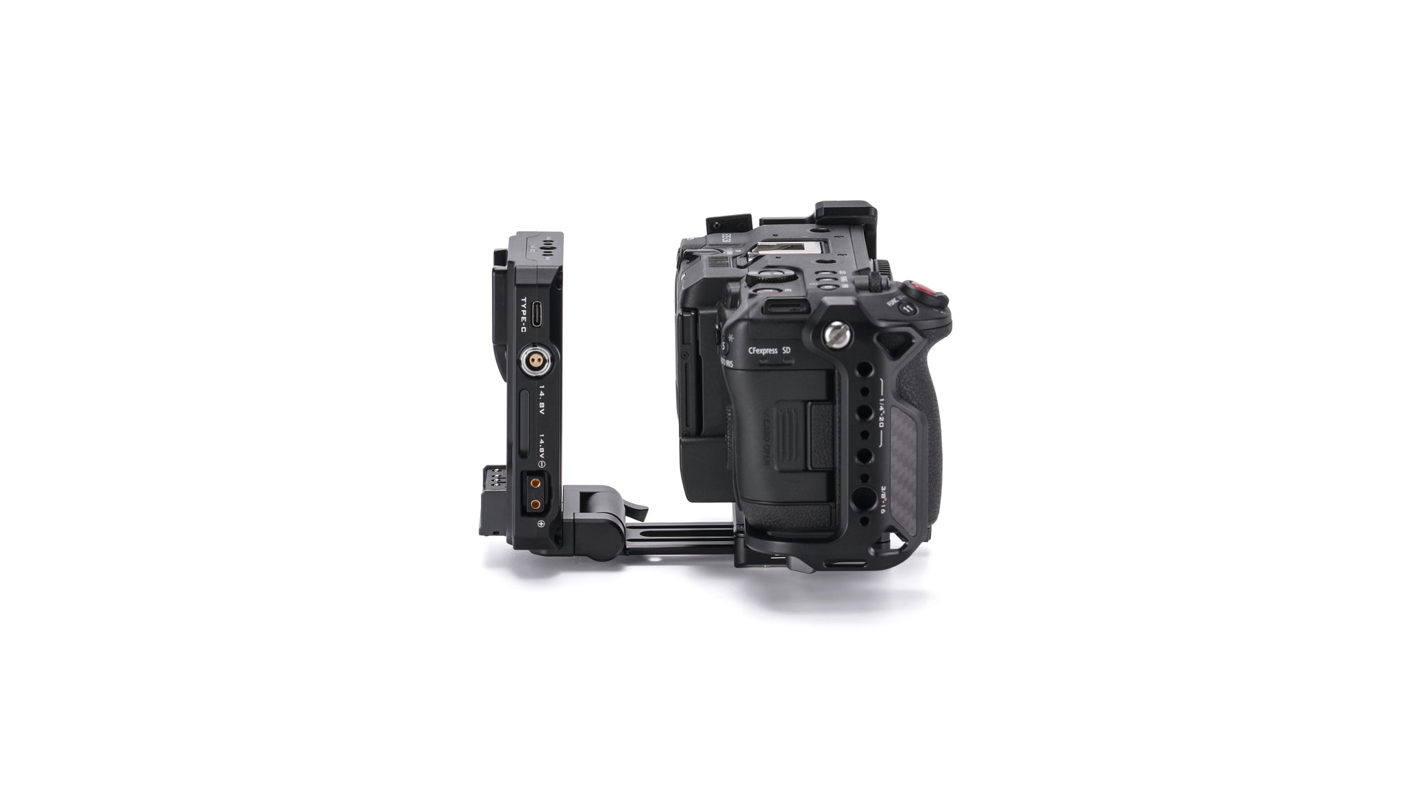 Jaula para cámara Canon C50 Power Kit – Negro
