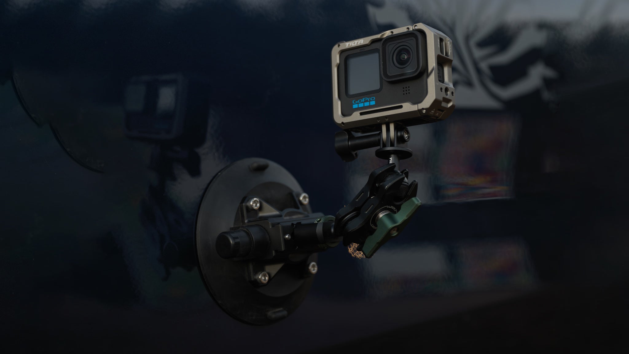 Universal Action Camera Suction Cup (4.5") Mounting Kit