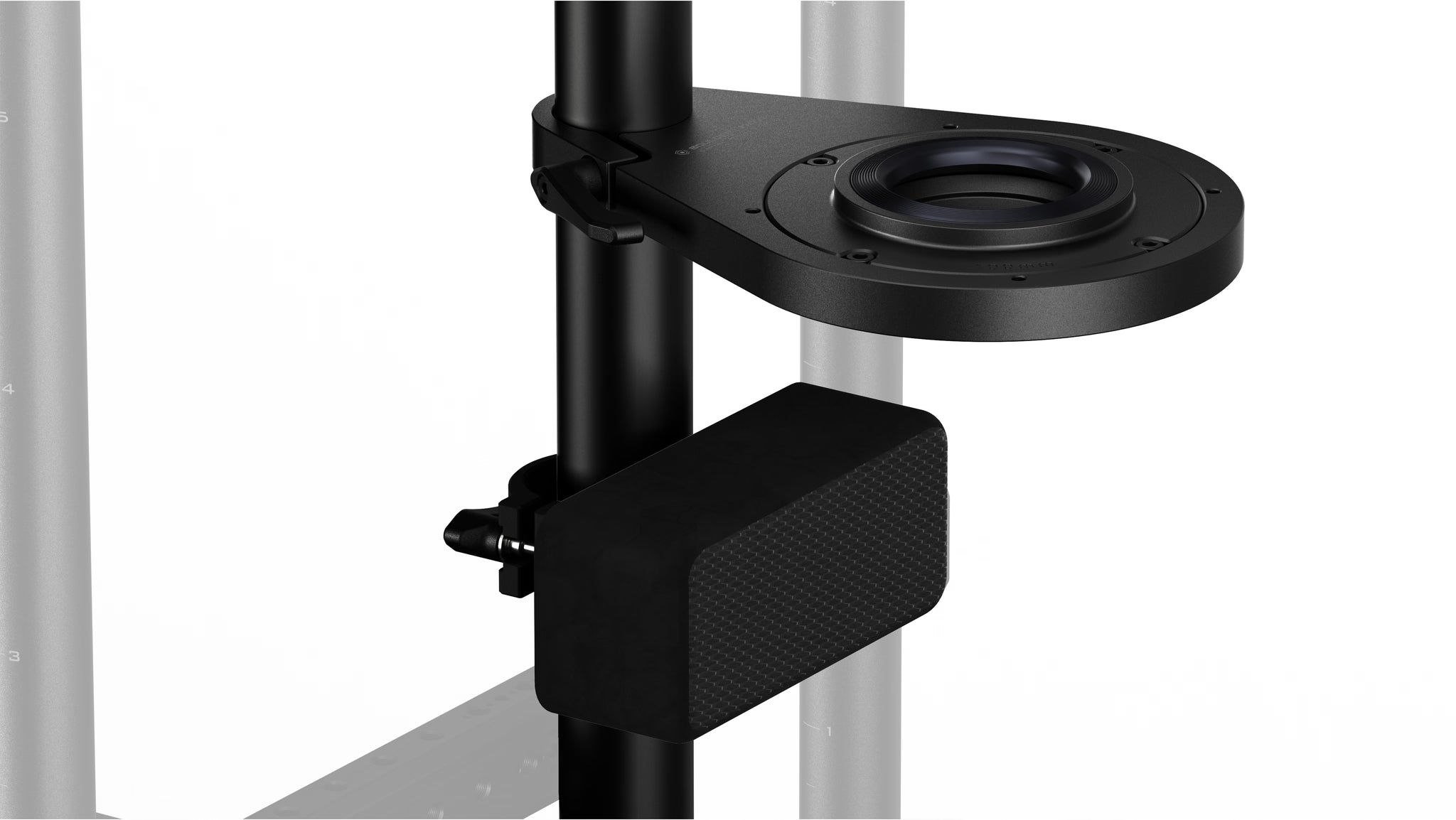 Kit de montaje de cabezal fluido y steadicam para carrito de cámara Boulder – Negro