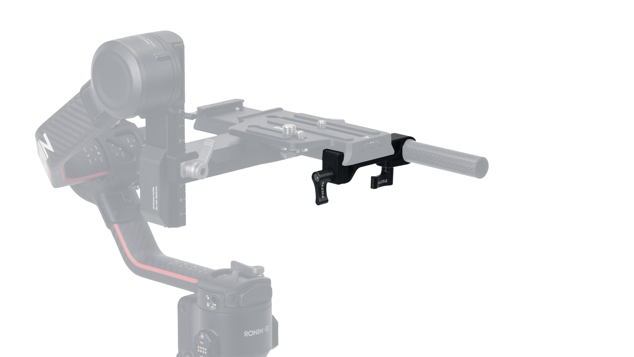 Accesorio de varilla simple de 15 mm para placa extensora Manfrotto