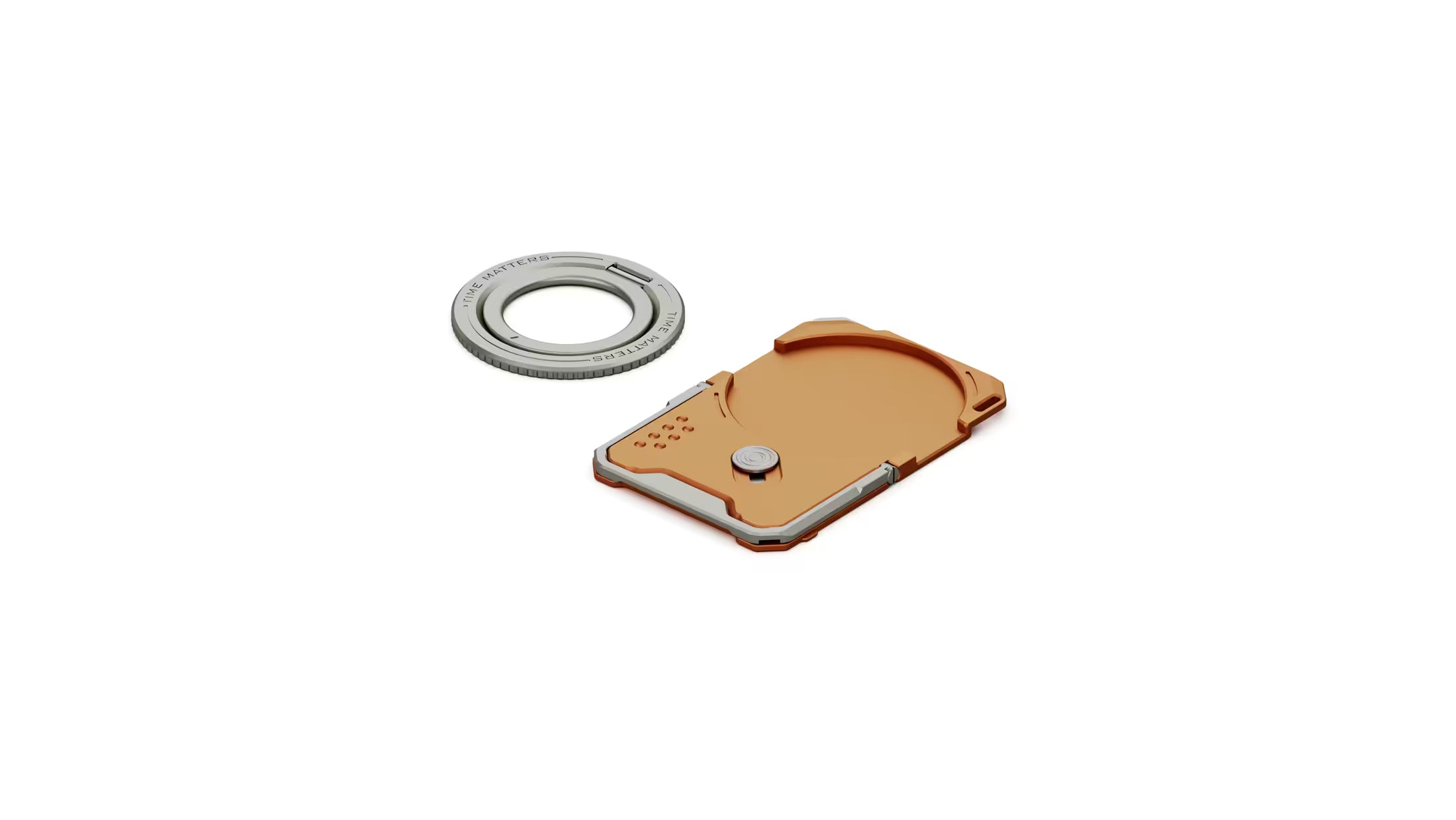 Plaque arrière magnétique multifonctionnelle Khronos pour iPhone 17 Pro/Pro Max