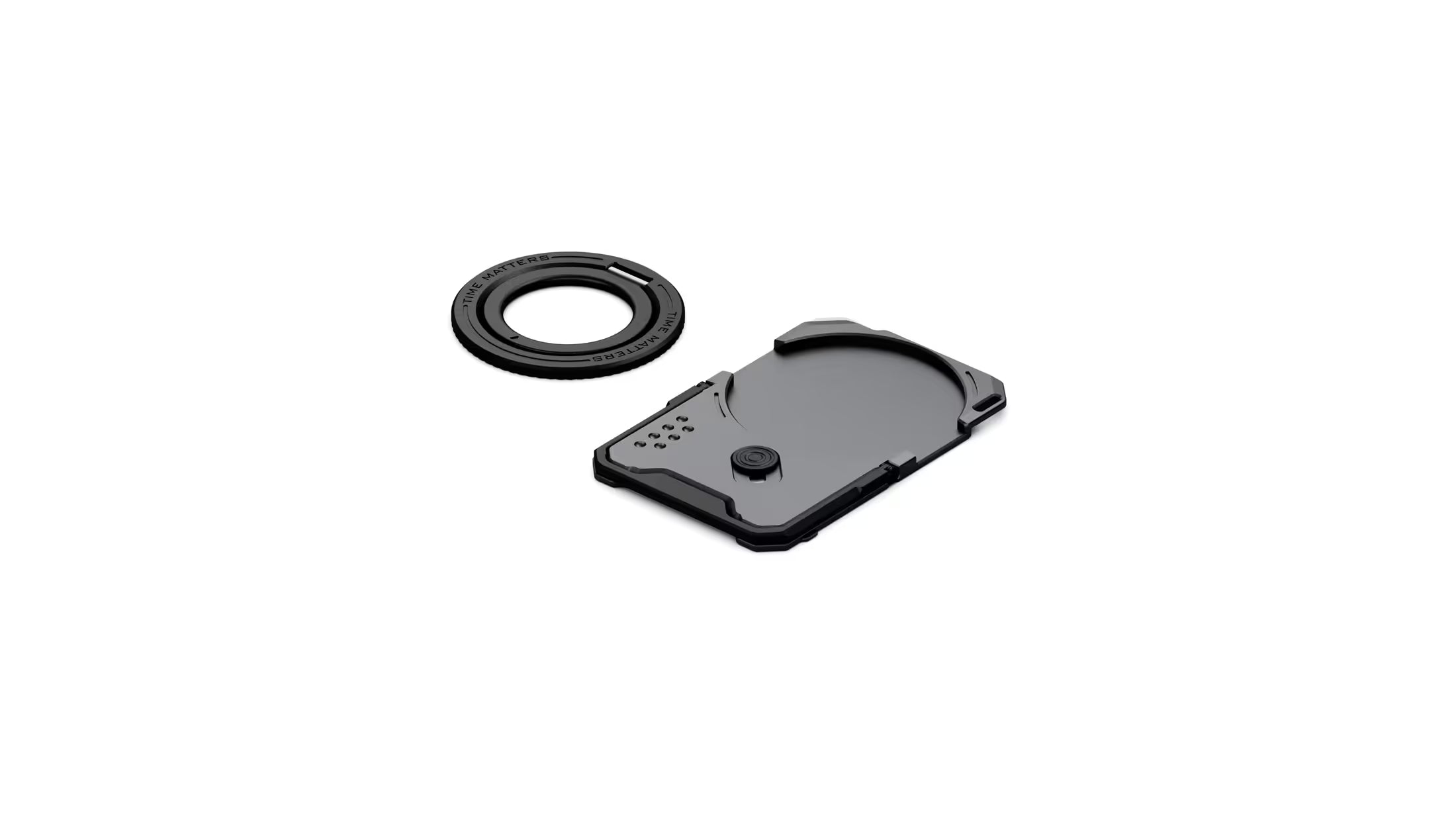 Plaque arrière magnétique multifonctionnelle Khronos pour iPhone 17 Pro/Pro Max