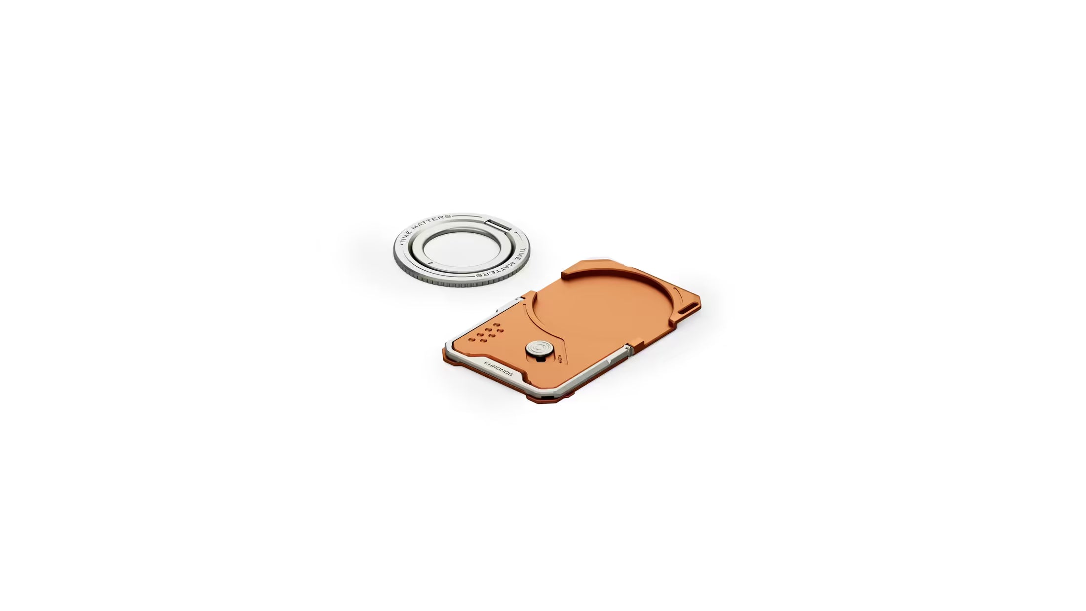 Plaque arrière magnétique multifonctionnelle Khronos pour iPhone 17 Pro/Pro Max