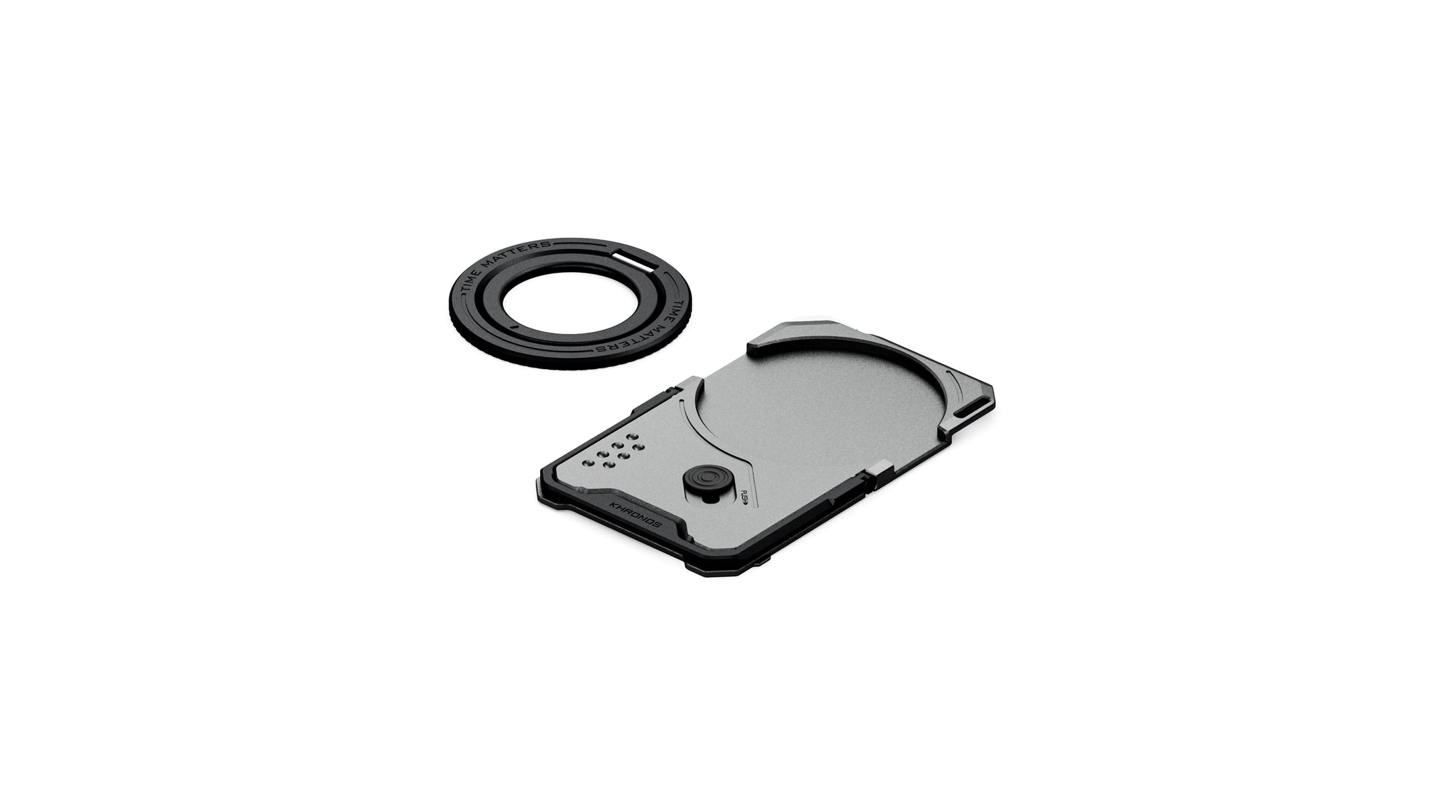 Plaque arrière magnétique multifonctionnelle Khronos pour iPhone 17 Pro/Pro Max