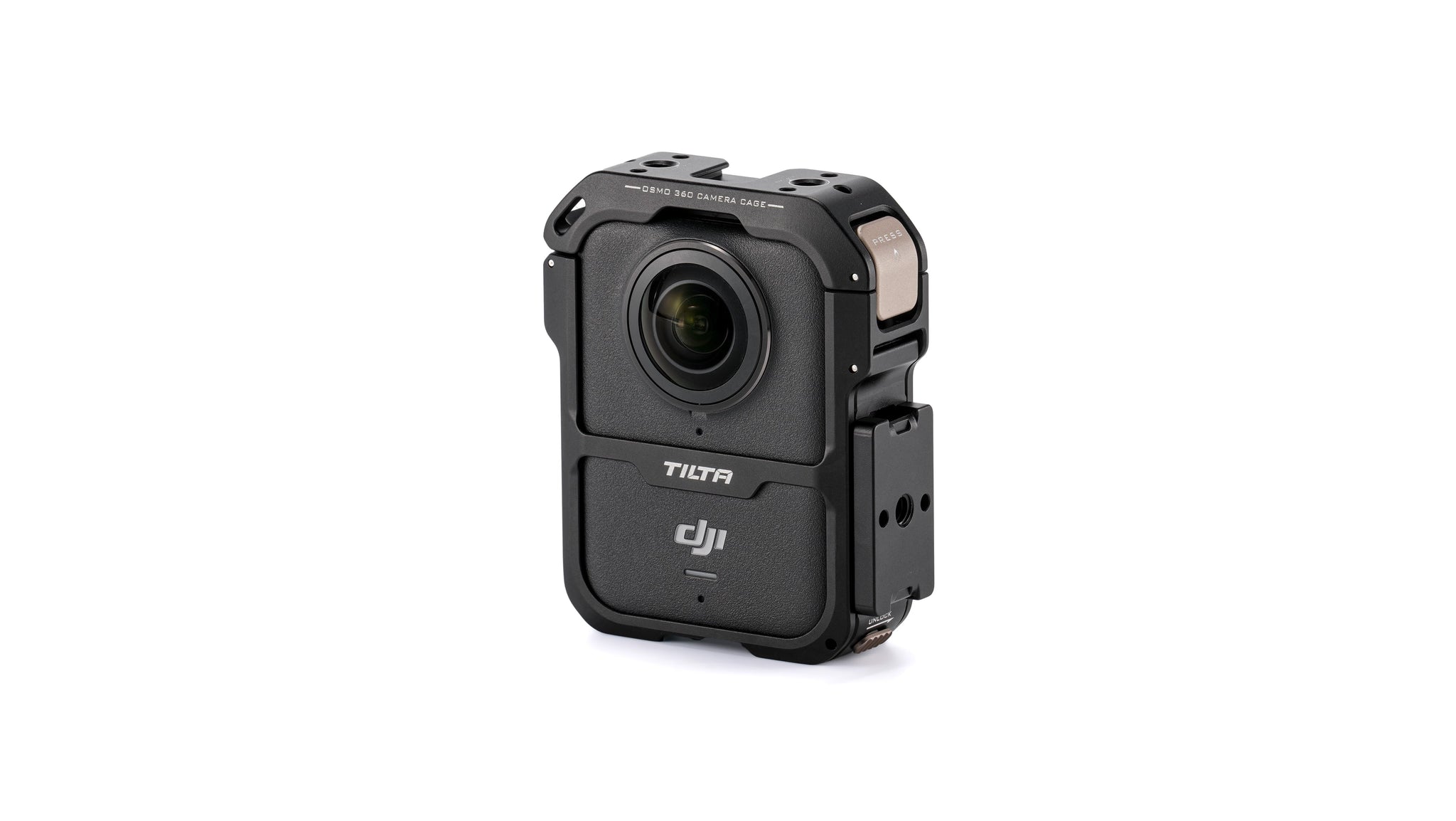 Camera Cage for DJI Osmo 360 Horizontal Mounting Kit - Black
