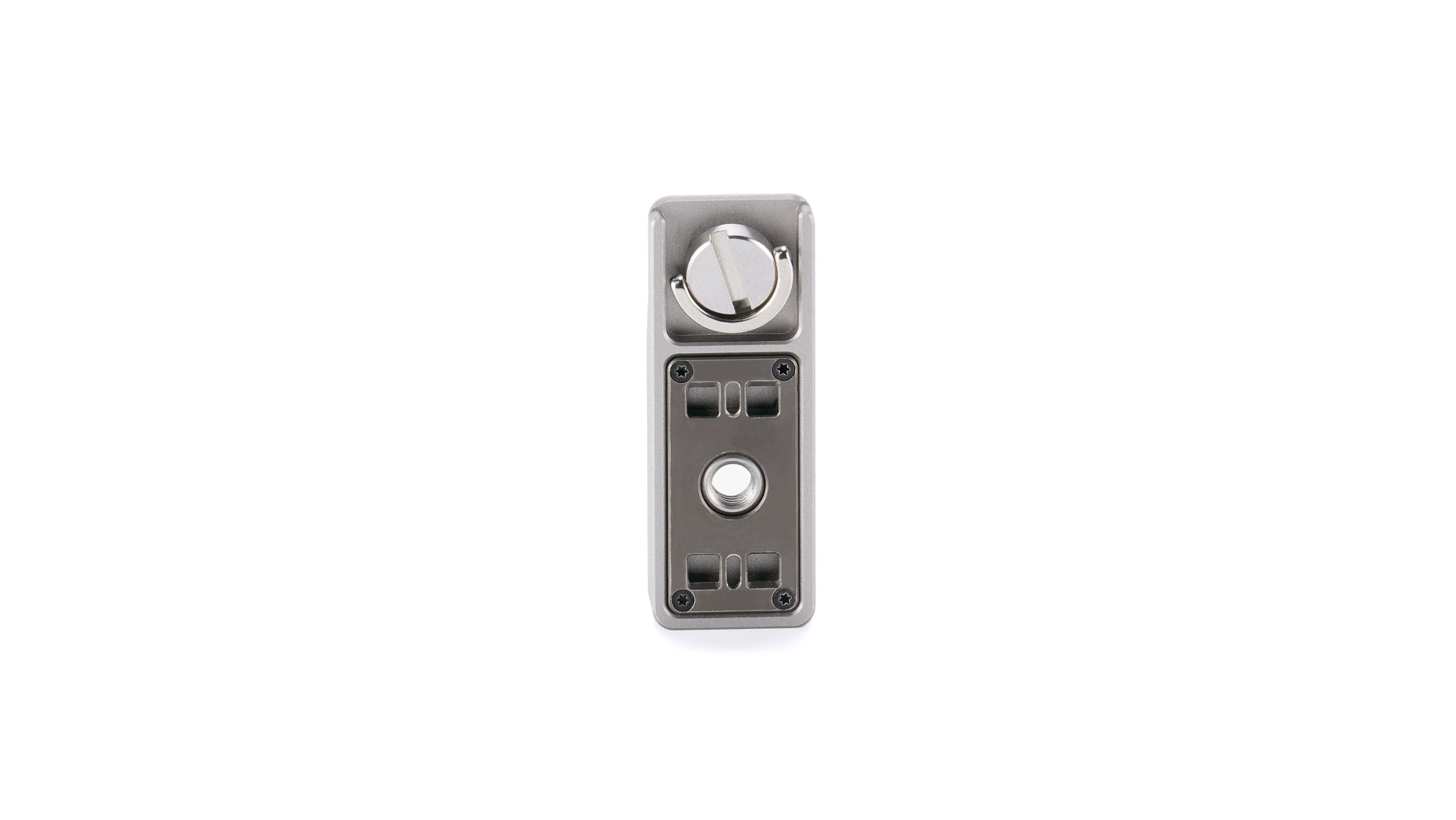 Horizontal Mounting Plate for Insta360 X5 Camera Cage – Titanium Grey