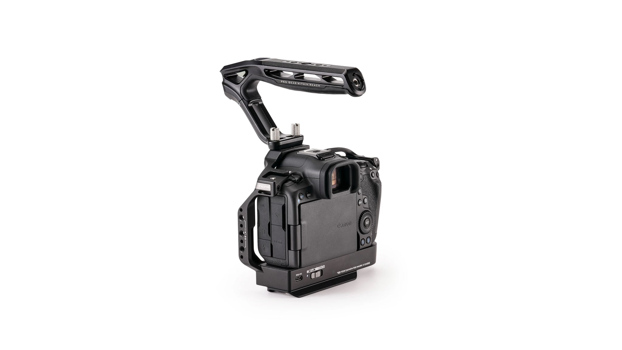 Kamerakäfig mit Kühlsystem für Canon R5 Mark II Basis-Kit – Schwarz